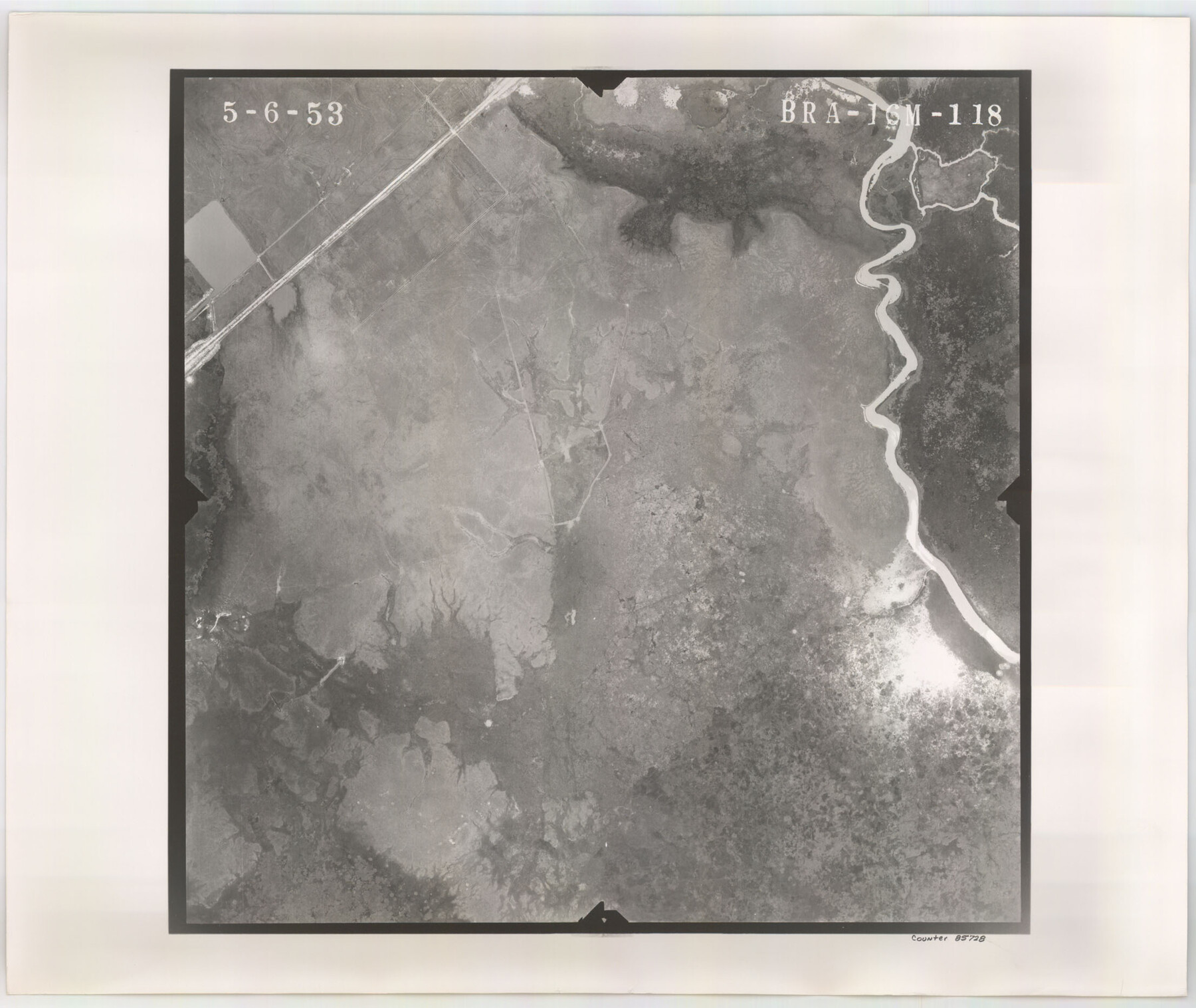 85728, Flight Mission No. BRA-16M, Frame 118, Jefferson County, General Map Collection