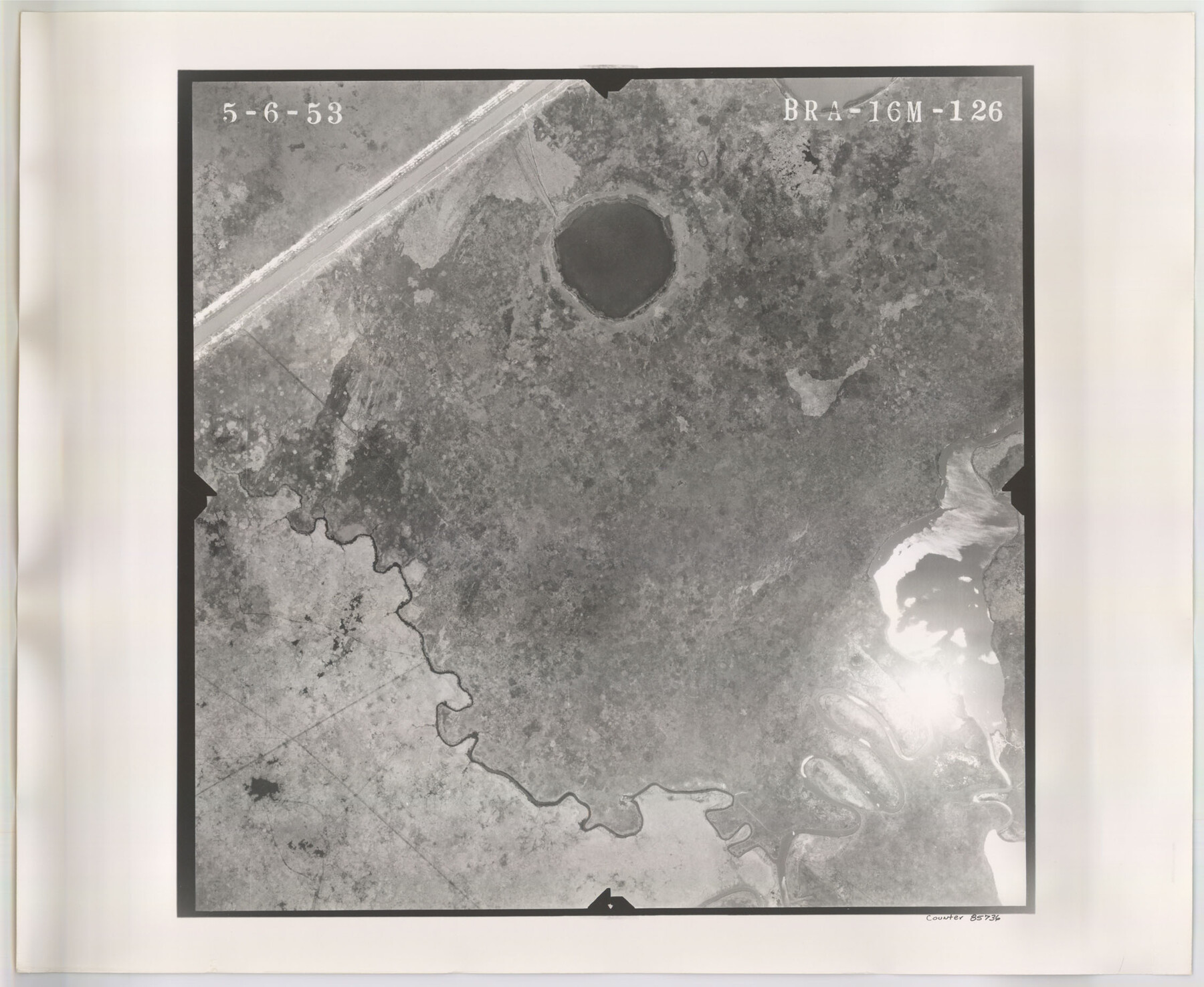 85736, Flight Mission No. BRA-16M, Frame 126, Jefferson County, General Map Collection