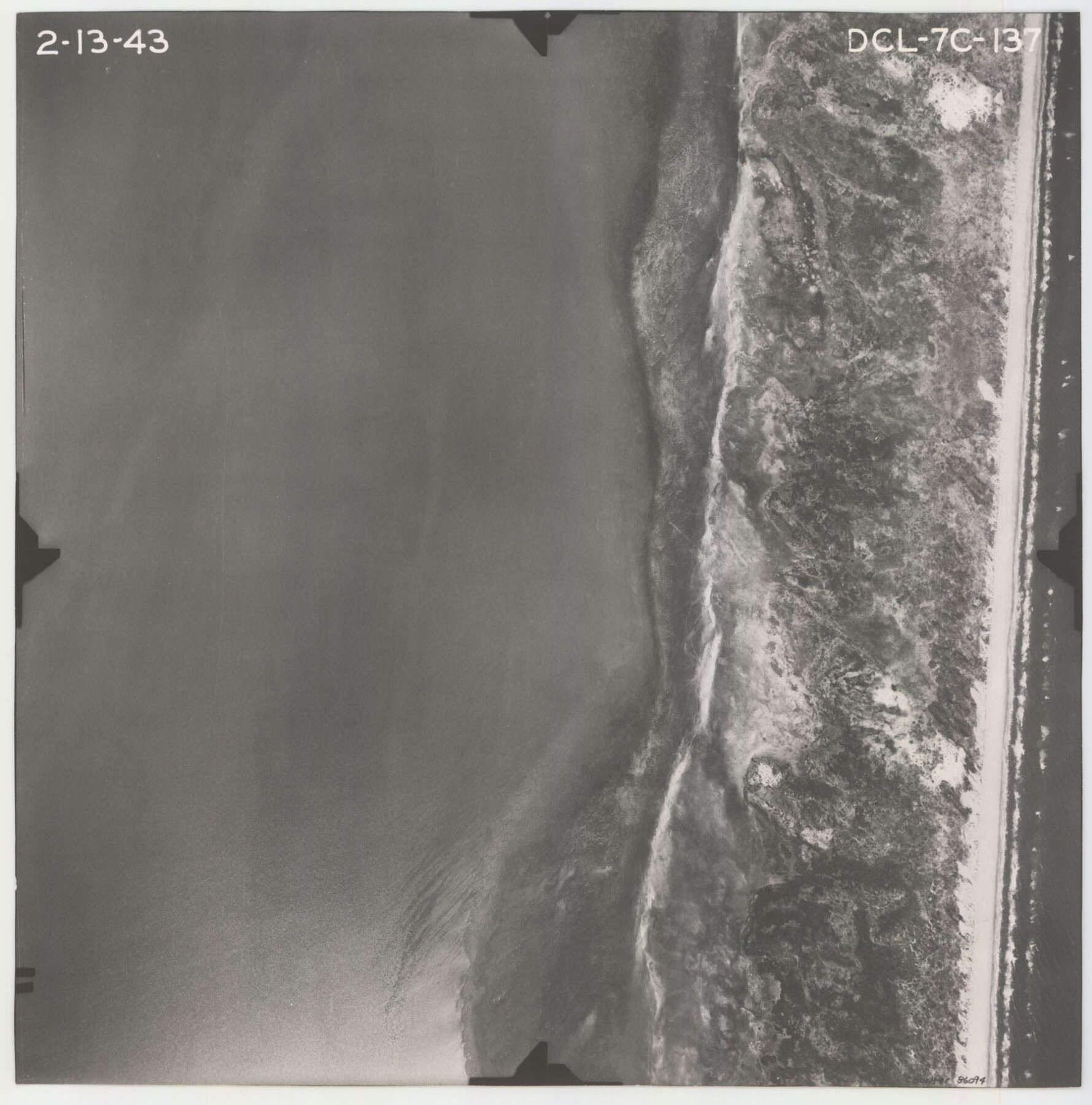 86094, Flight Mission No. DCL-7C, Frame 137, Kenedy County, General Map Collection