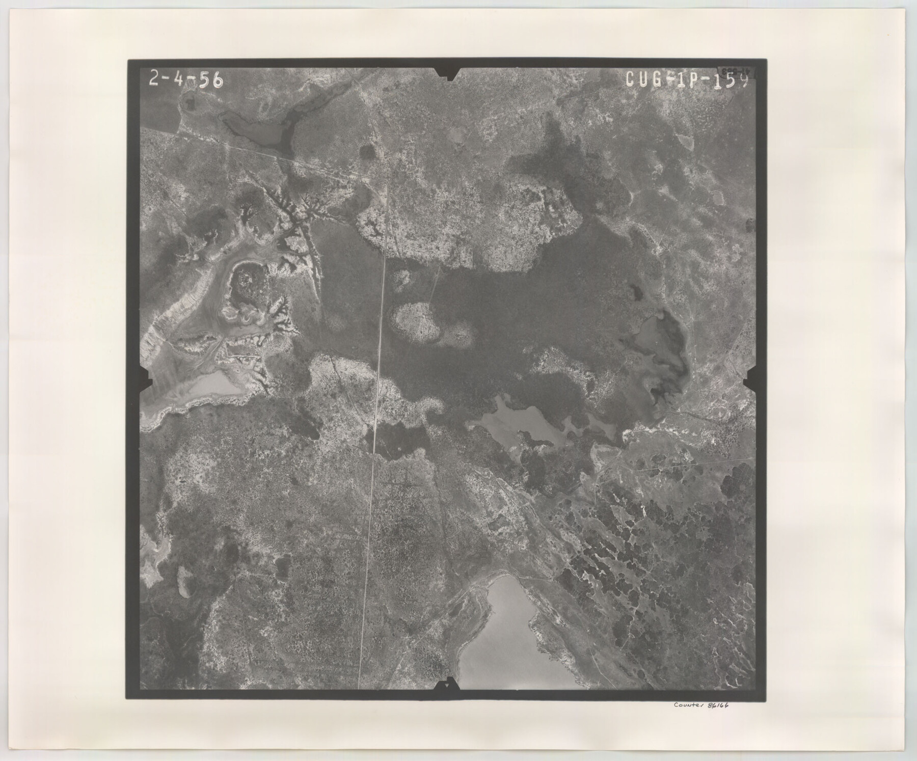 86166, Flight Mission No. CUG-1P, Frame 159, Kleberg County, General Map Collection