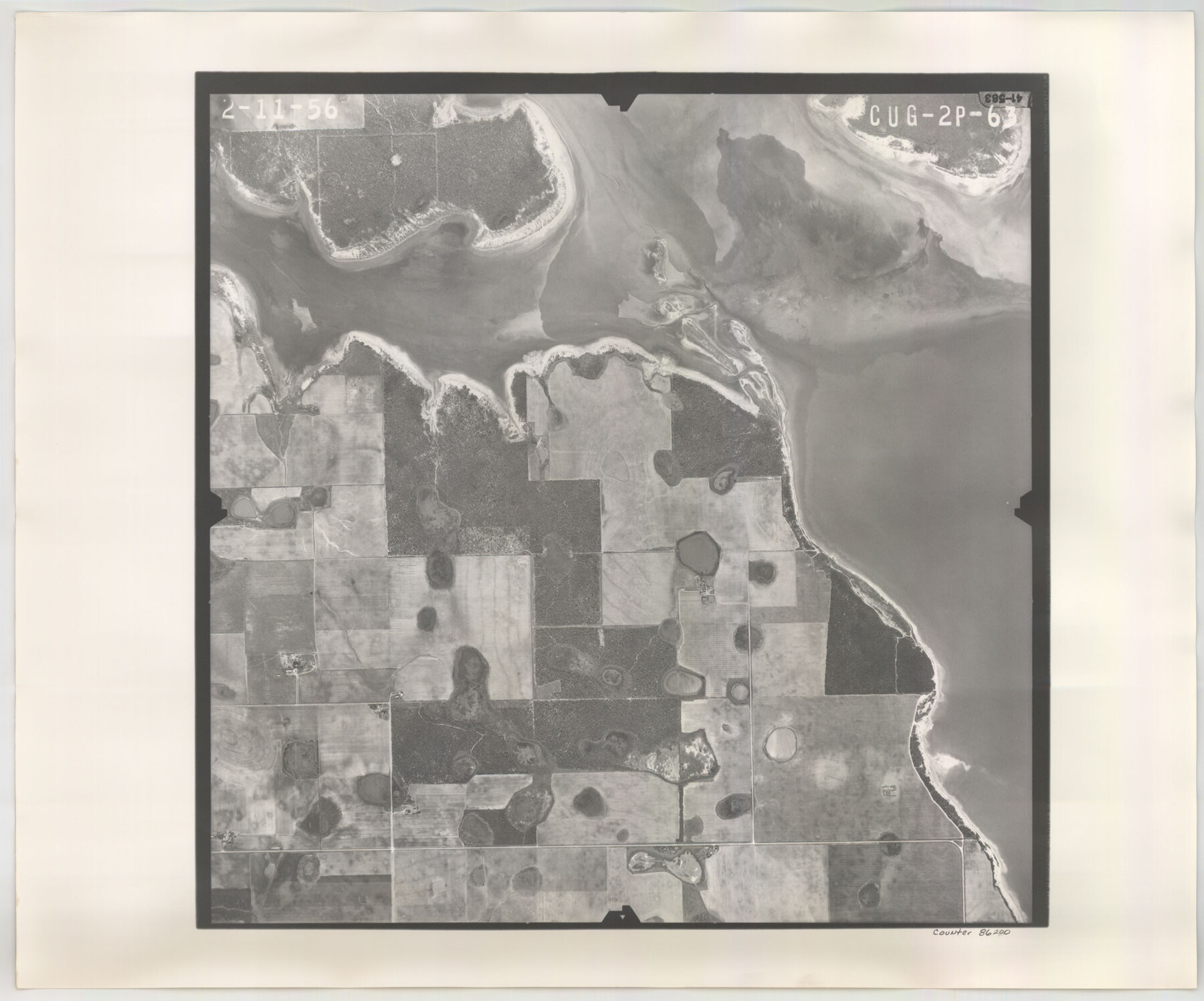 86200, Flight Mission No. CUG-2P, Frame 63, Kleberg County, General Map Collection