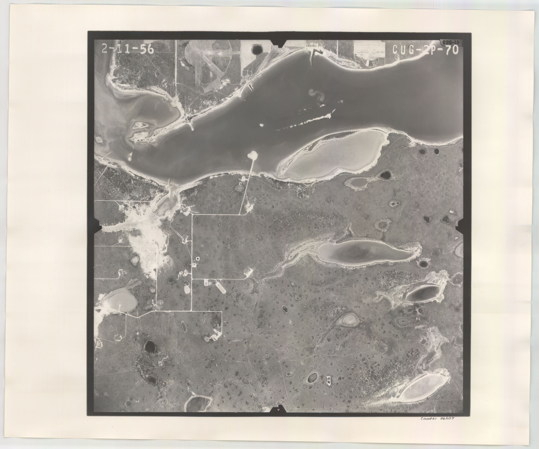 86207, Flight Mission No. CUG-2P, Frame 70, Kleberg County, General Map Collection