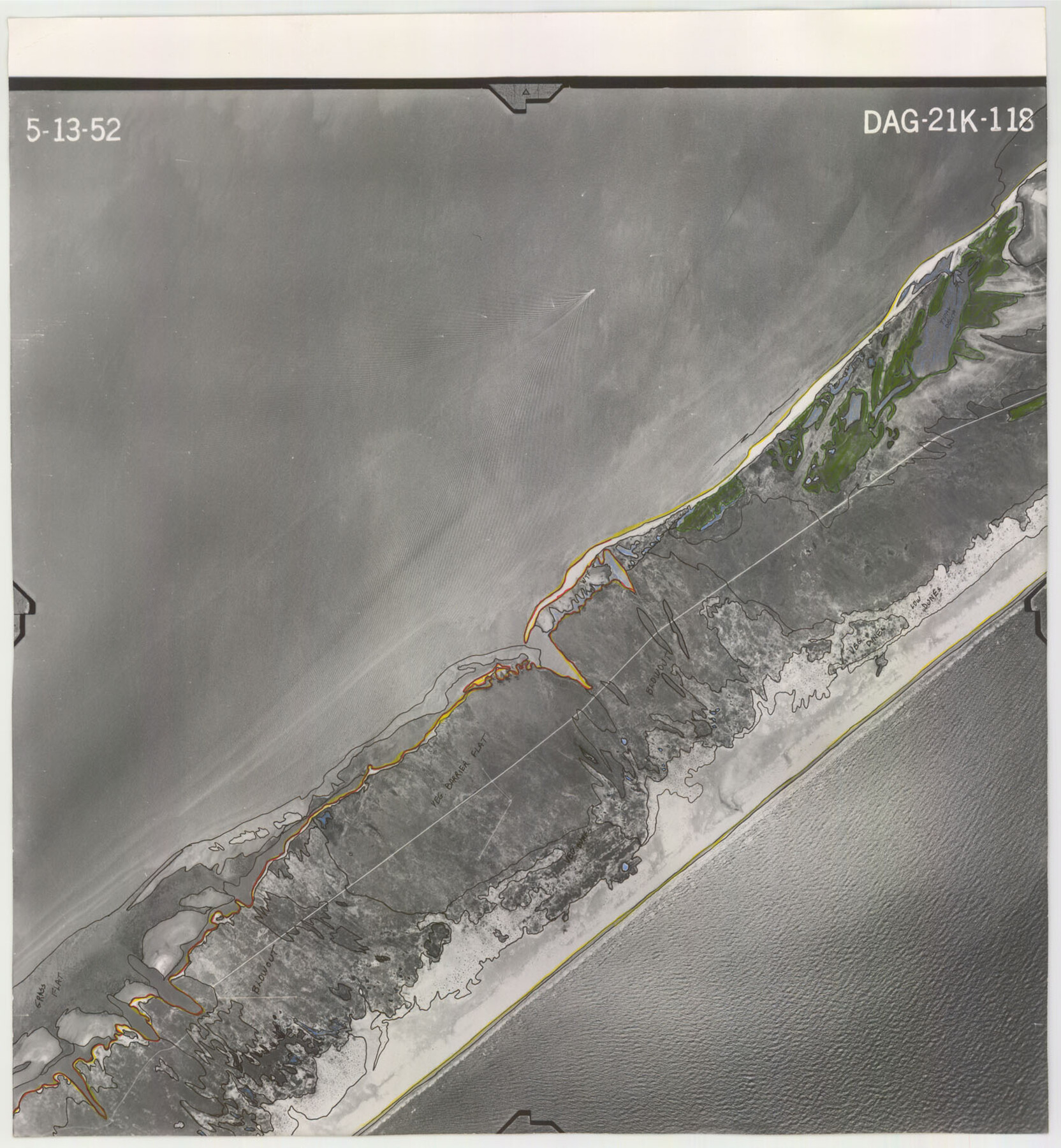 86442, Flight Mission No. DAG-21K, Frame 118, Matagorda County, General Map Collection