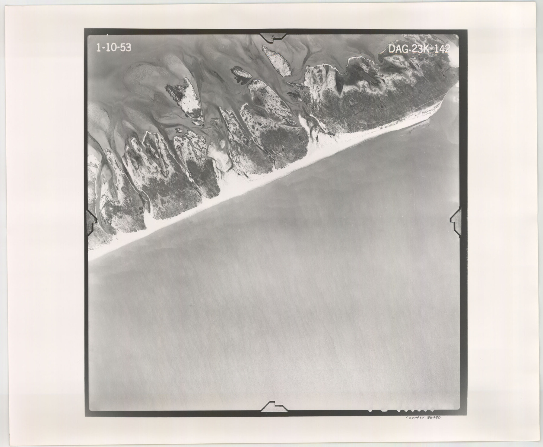 86490, Flight Mission No. DAG-23K, Frame 142, Matagorda County, General Map Collection