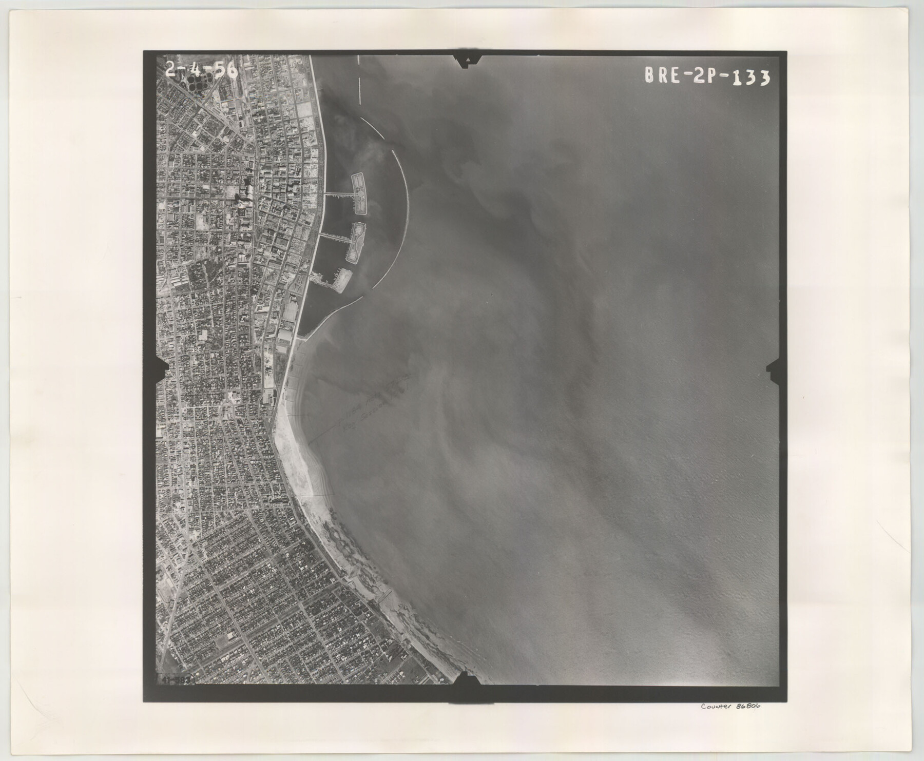 86806, Flight Mission No. BRE-2P, Frame 133, Nueces County, General Map Collection