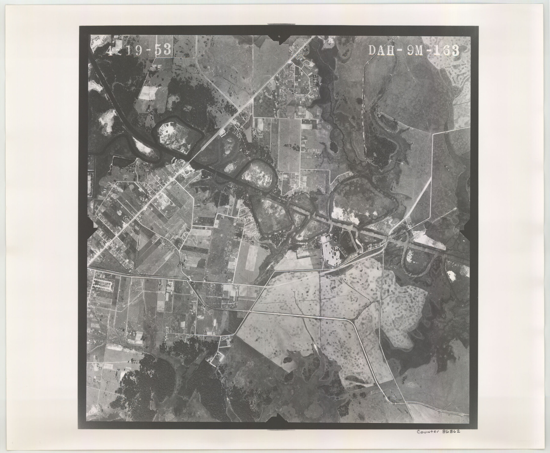 86862, Flight Mission No. DAH-9M, Frame 163, Orange County, General Map Collection