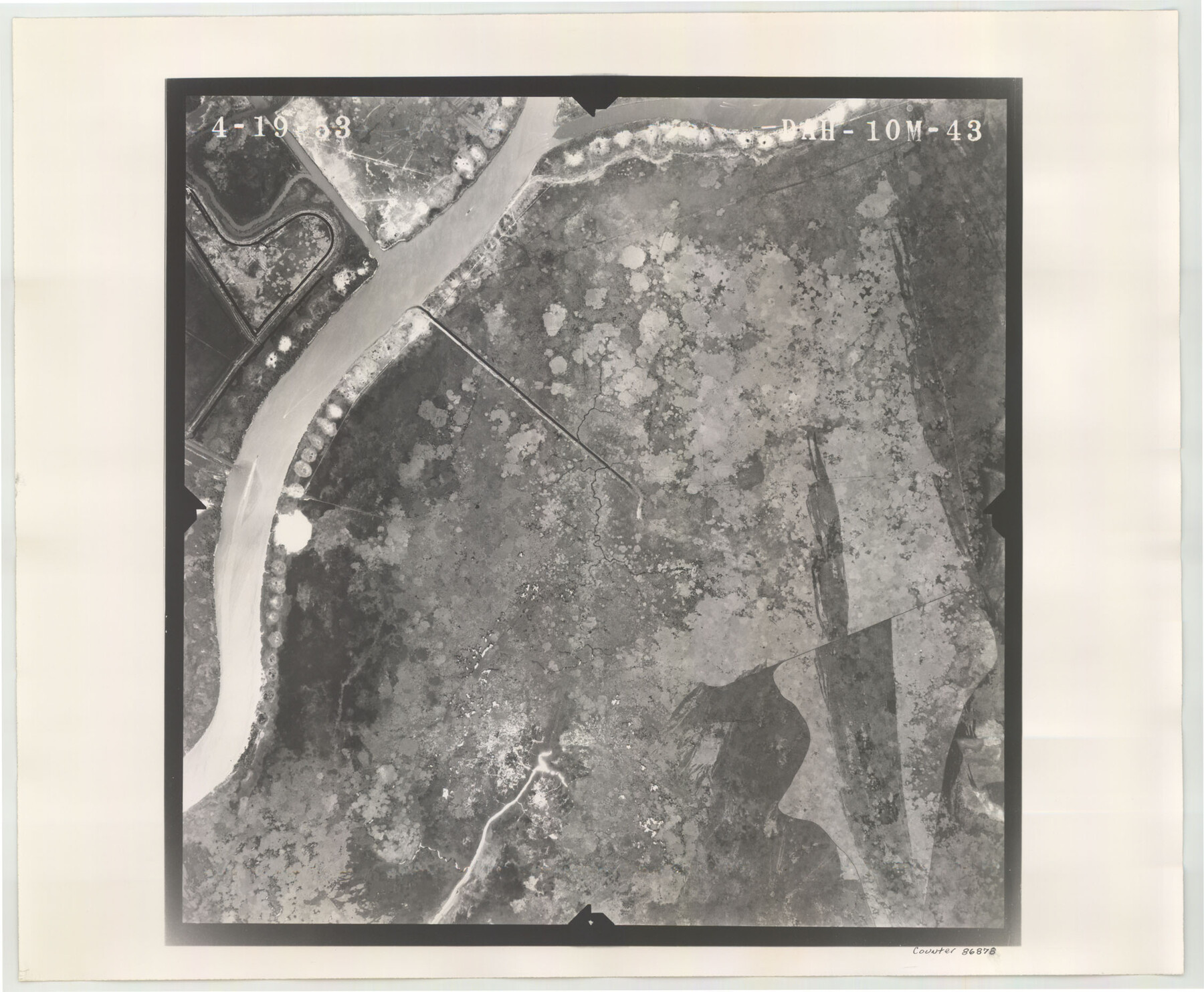 86878, Flight Mission No. DAH-10M, Frame 43, Orange County, General Map Collection