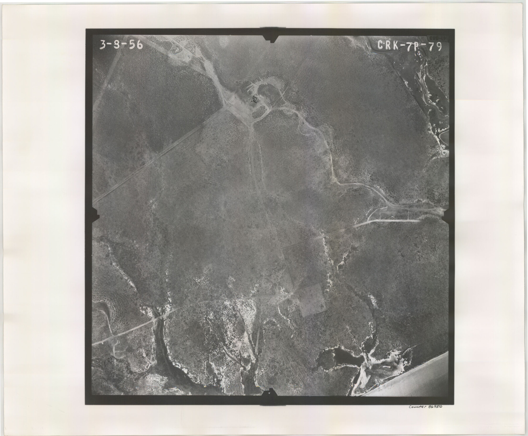 86950, Flight Mission No. CRK-7P, Frame 79, Refugio County, General Map Collection