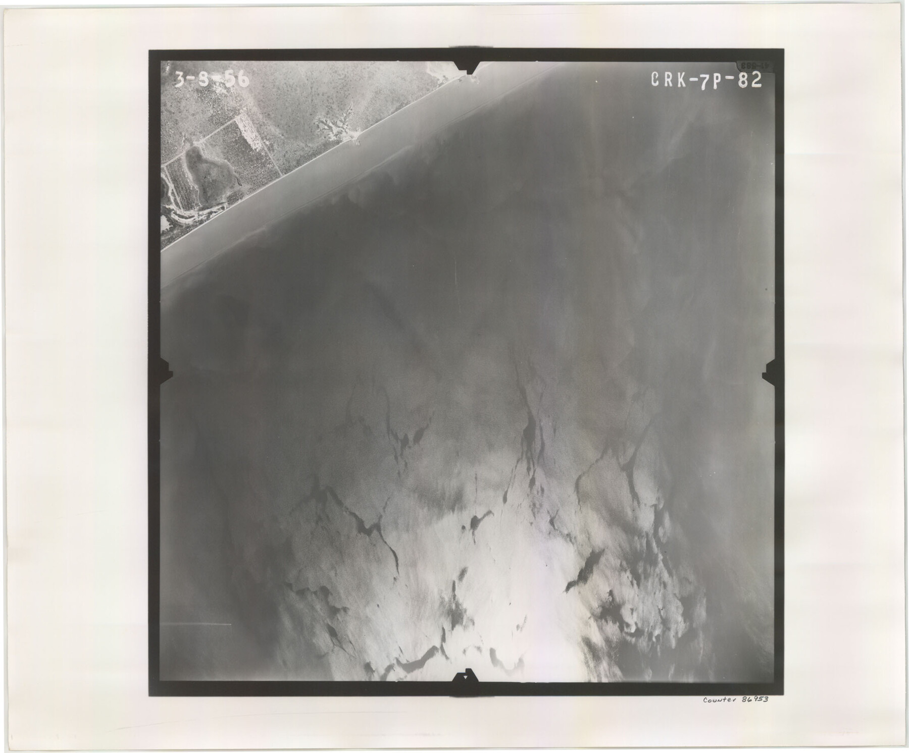 86953, Flight Mission No. CRK-7P, Frame 82, Refugio County, General Map Collection
