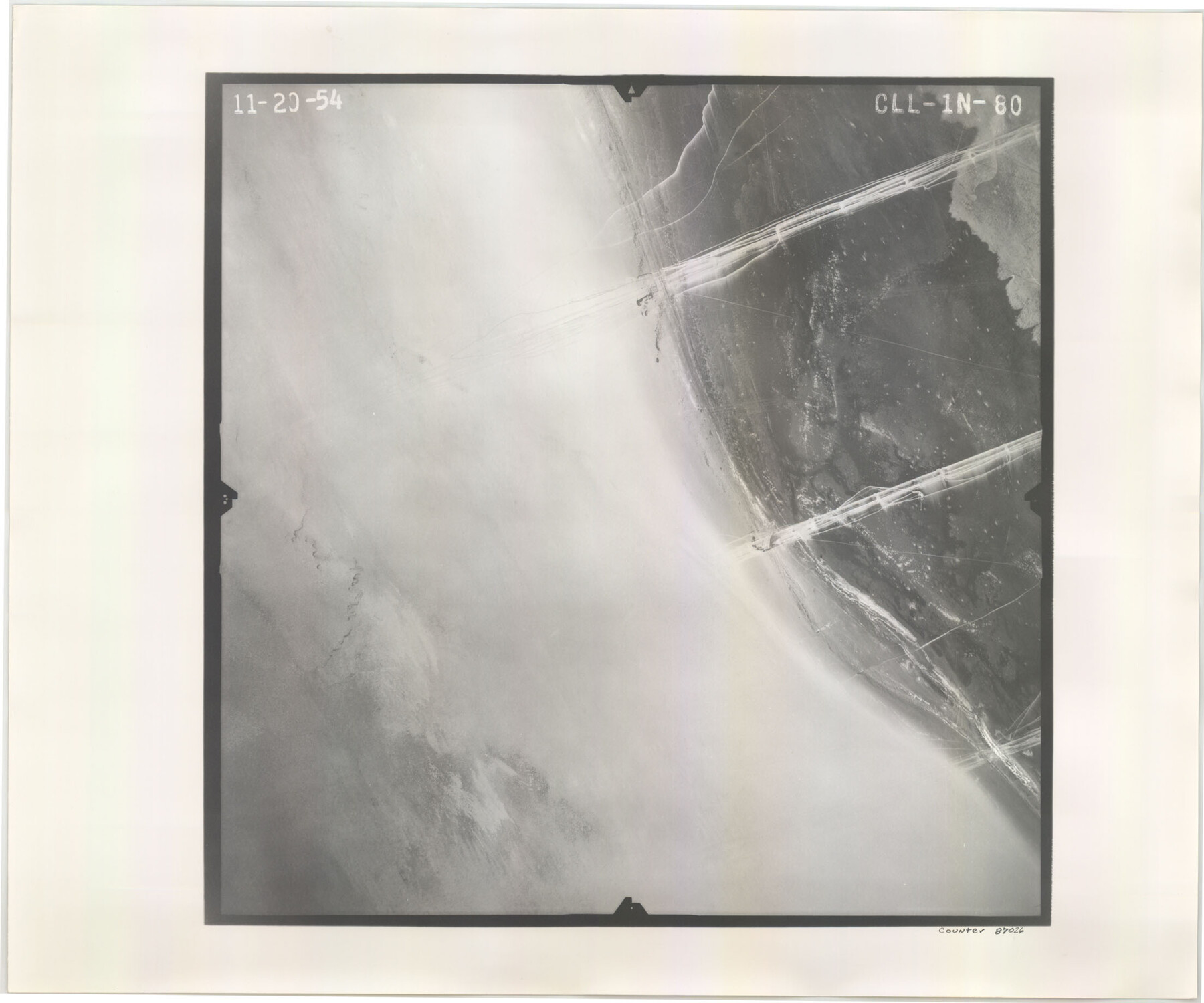 87026, Flight Mission No. CLL-1N, Frame 80, Willacy County, General Map Collection