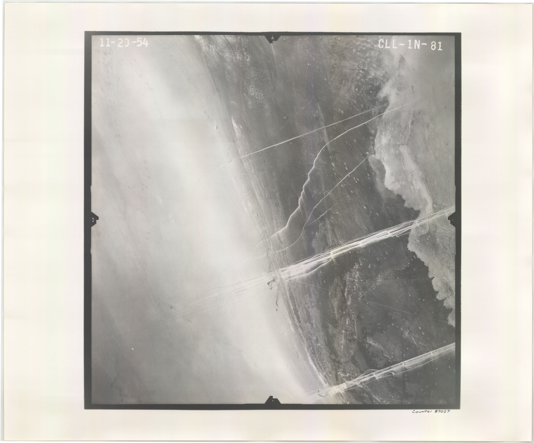 87027, Flight Mission No. CLL-1N, Frame 81, Willacy County, General Map Collection