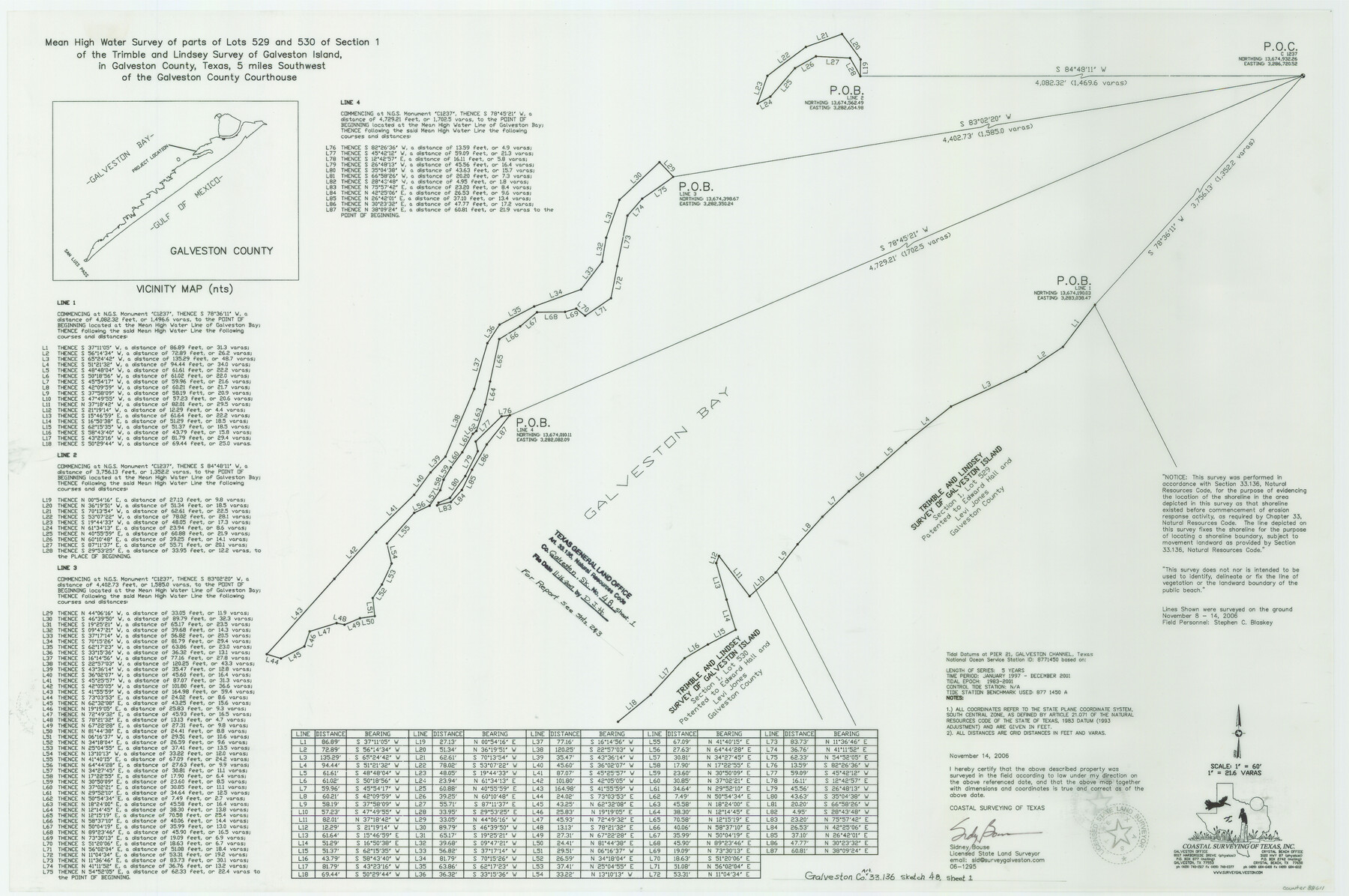 88611, Galveston County NRC Article 33.136 Sketch 48, General Map Collection