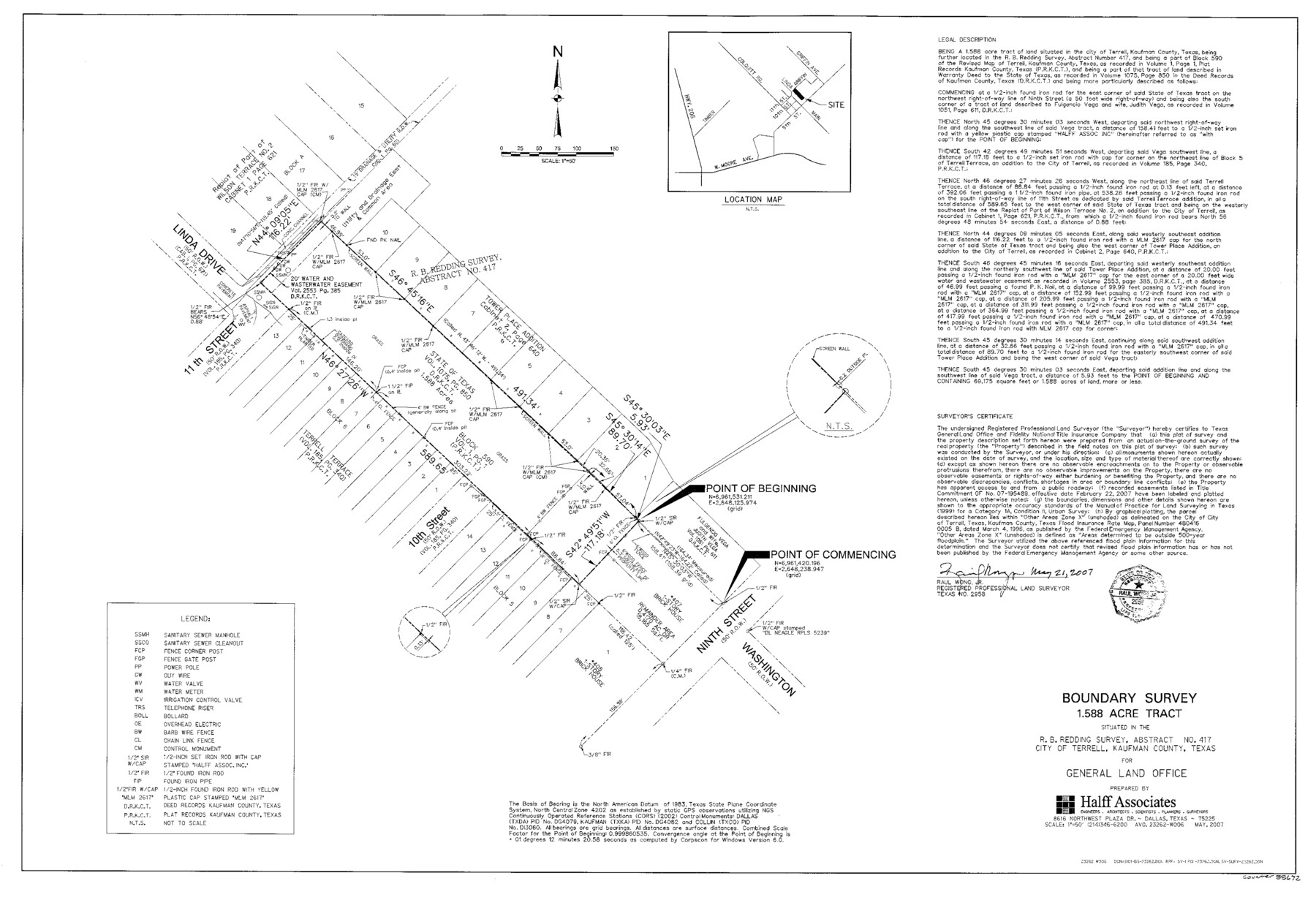 88672, Kaufman County State Real Property Sketch 2, General Map Collection