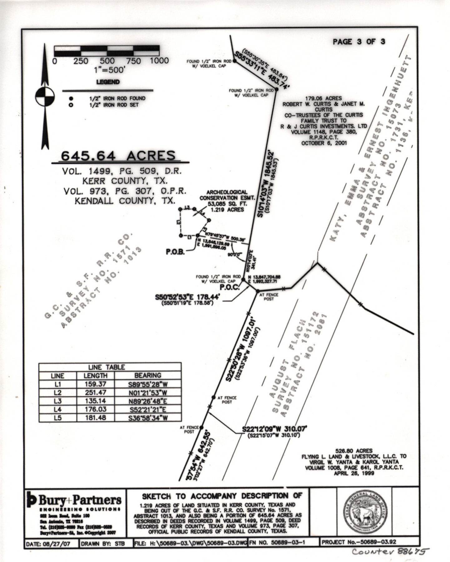 88675, Kerr County State Real Property Sketch 2, General Map Collection