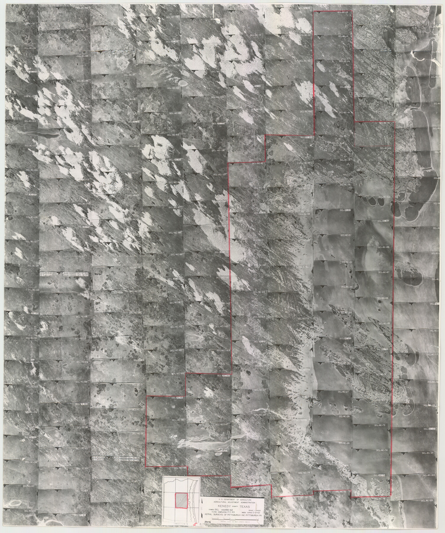 89046, Kenedy County Aerial Photograph Index Sheet 5, General Map Collection