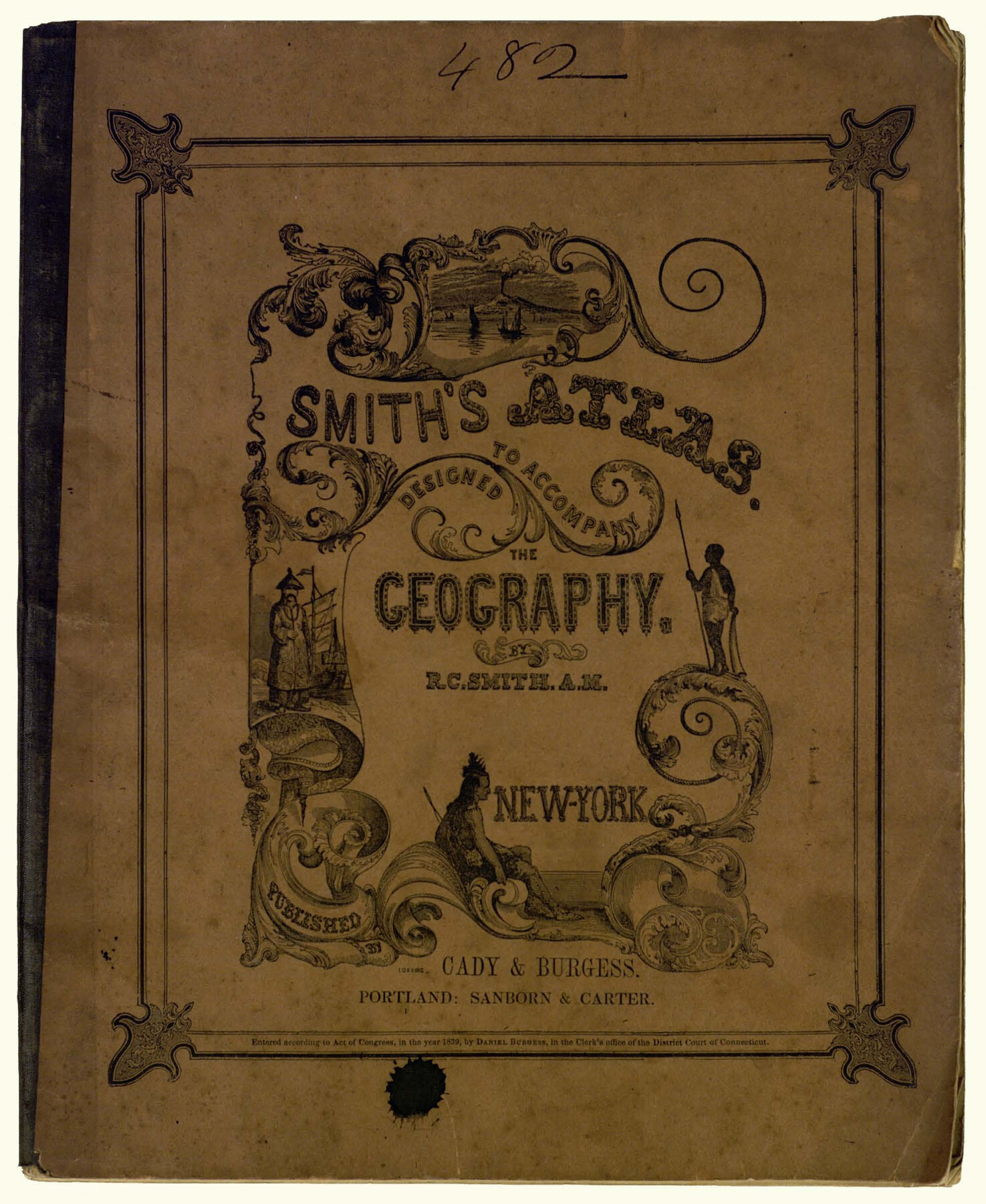 93881, Smith's Atlas designed to accompany the Geography, Holcomb Digital Map Collection