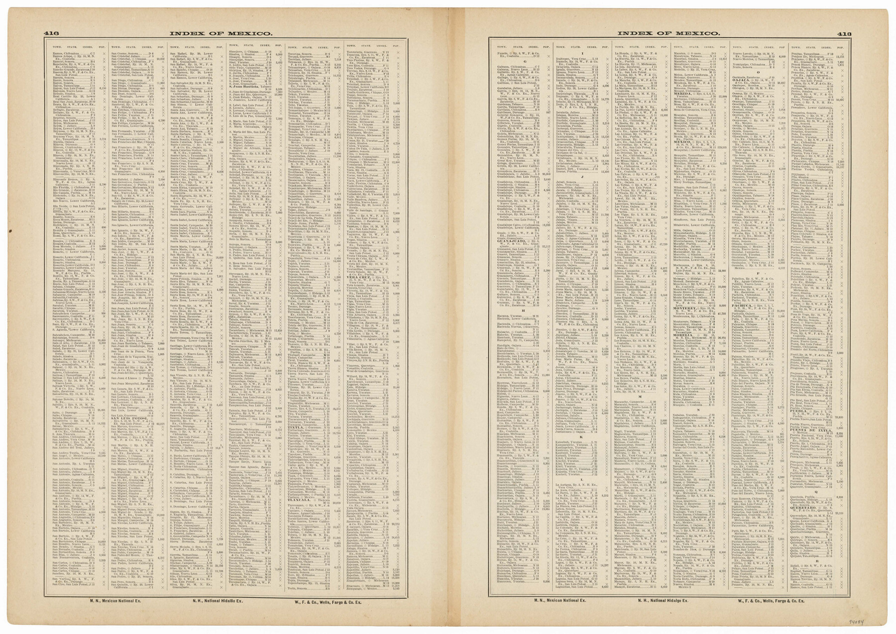 94084, [Map of the United States of Mexico drawn and compiled from the latest Mexican and United States Government authorities, and other reliable sources], General Map Collection