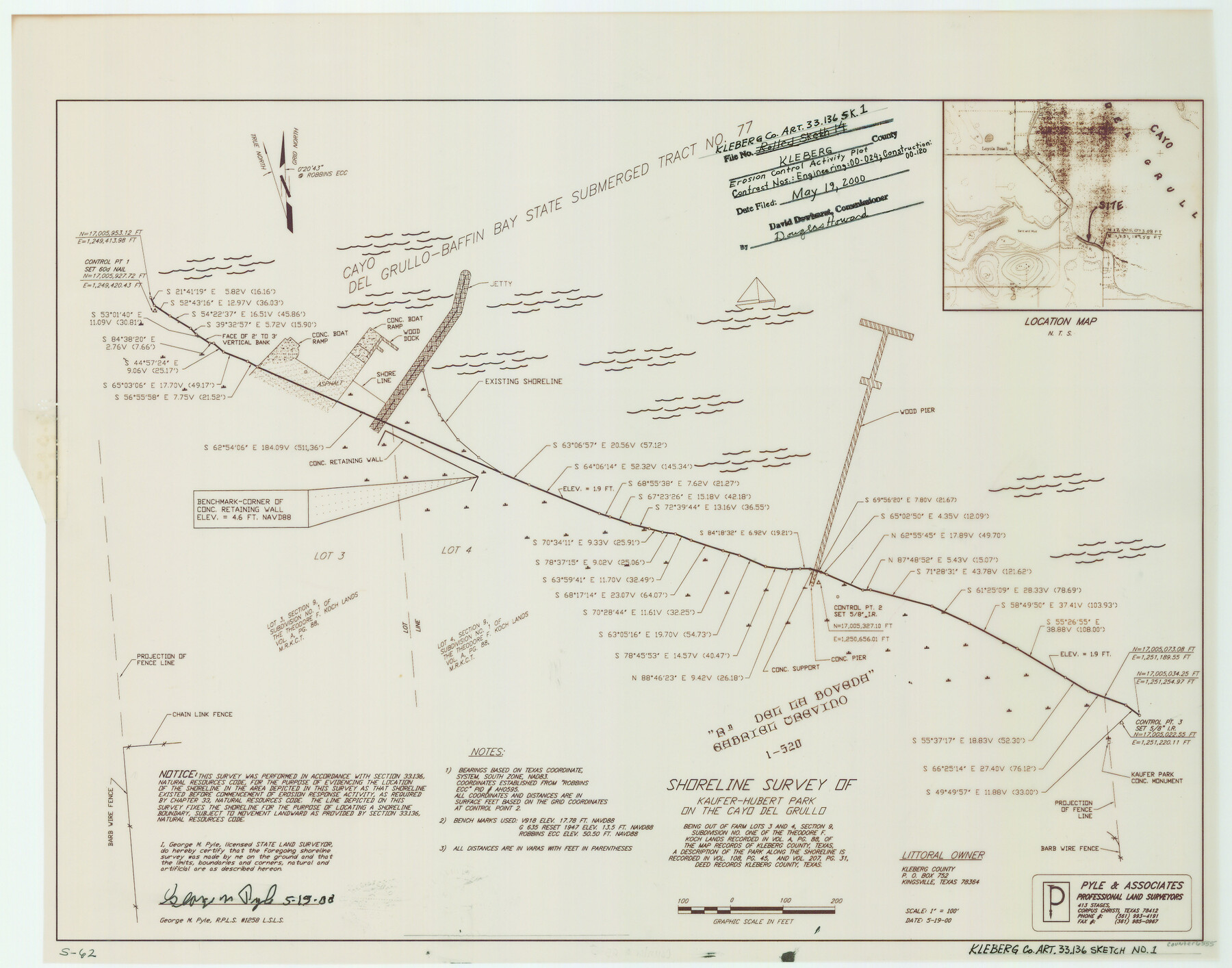 6555, Kleberg County NRC Article 33.136 Sketch 1, General Map Collection