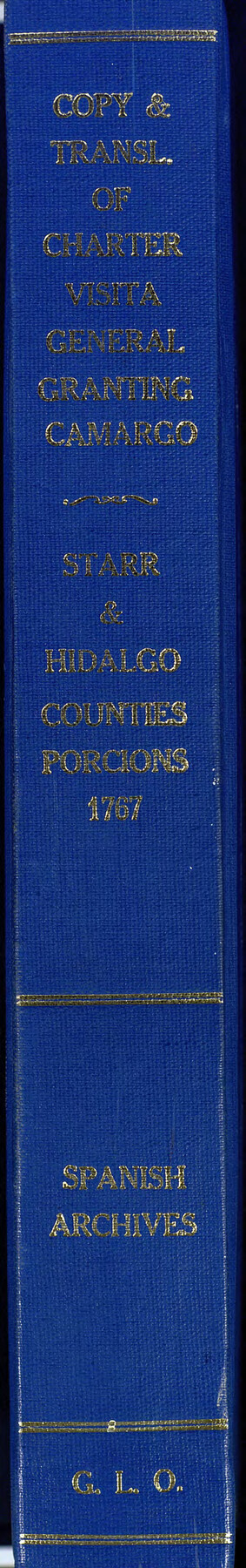 94254, 	Acts of the Visit of the Royal Commissioners (sometimes referred to as the “Visita General”) - Camargo, Historical Volumes