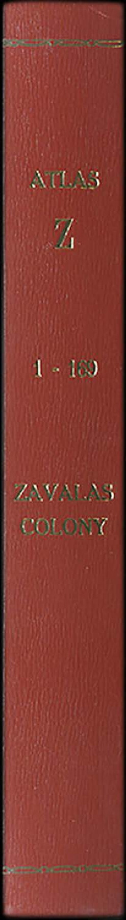 94541, Atlas Z, 1-169: Zavala's Colony, Historical Volumes