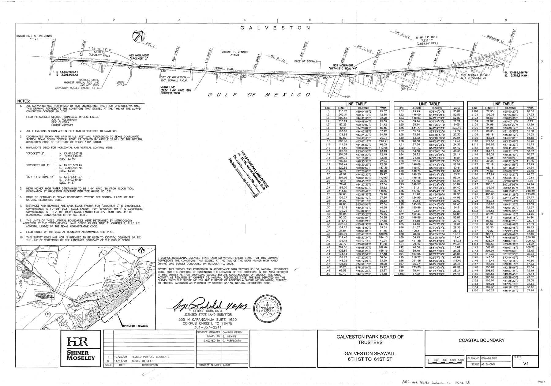 94580, Galveston County NRC Article 33.136 Sketch 55, General Map Collection