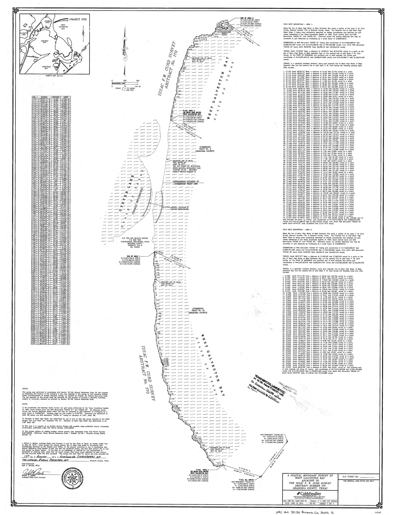 94698, Brazoria County NRC Article 33.136 Sketch 15, General Map Collection