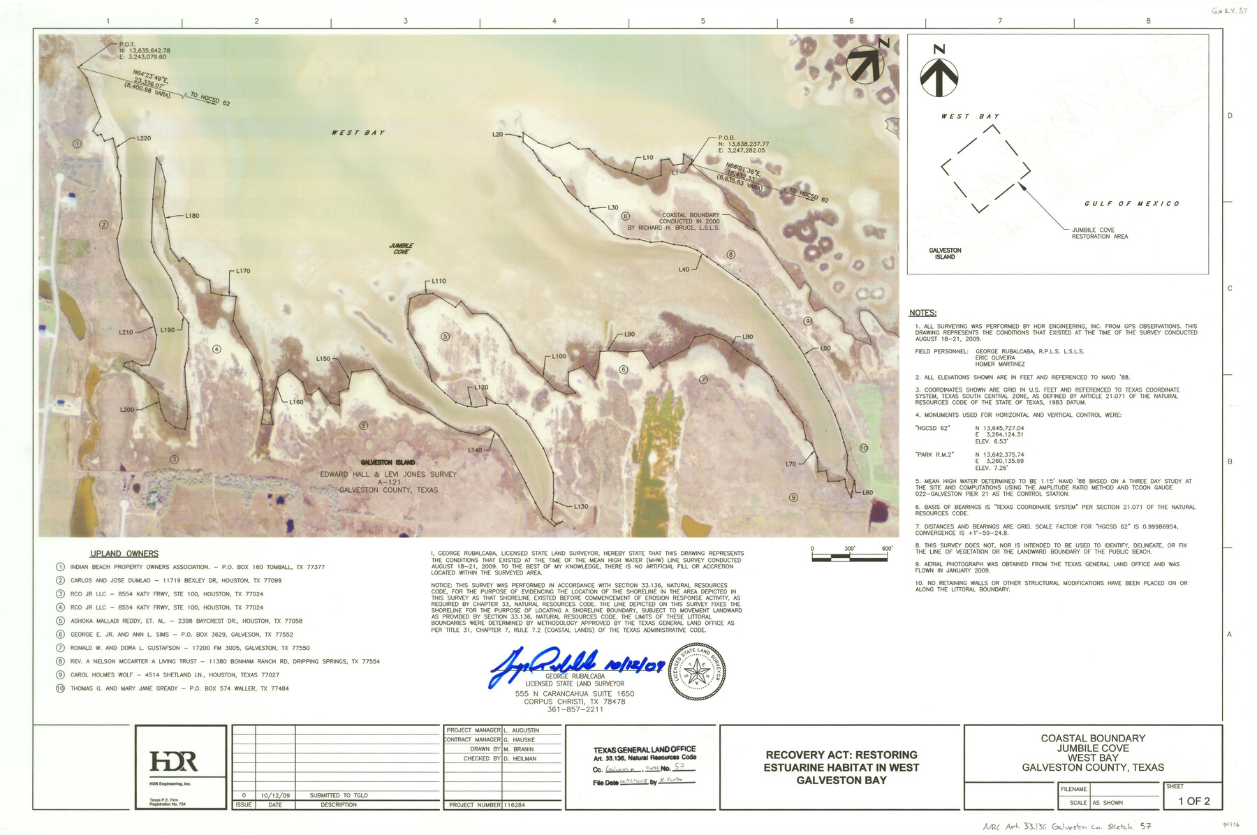 94736, Galveston County NRC Article 33.136 Sketch 57, General Map Collection