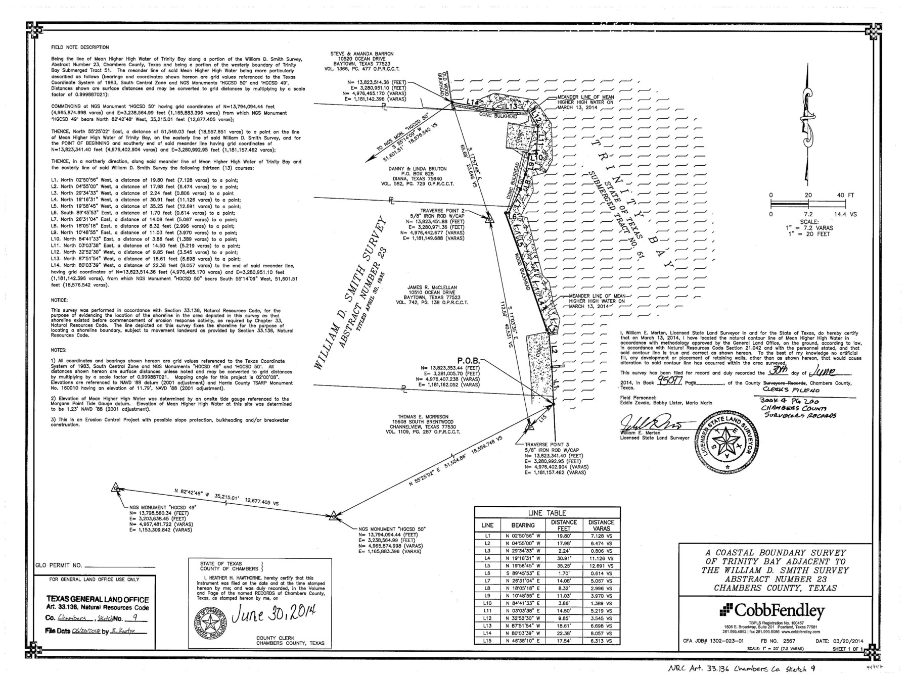 94747, Chambers County NRC Article 33.136 Sketch 9, General Map Collection