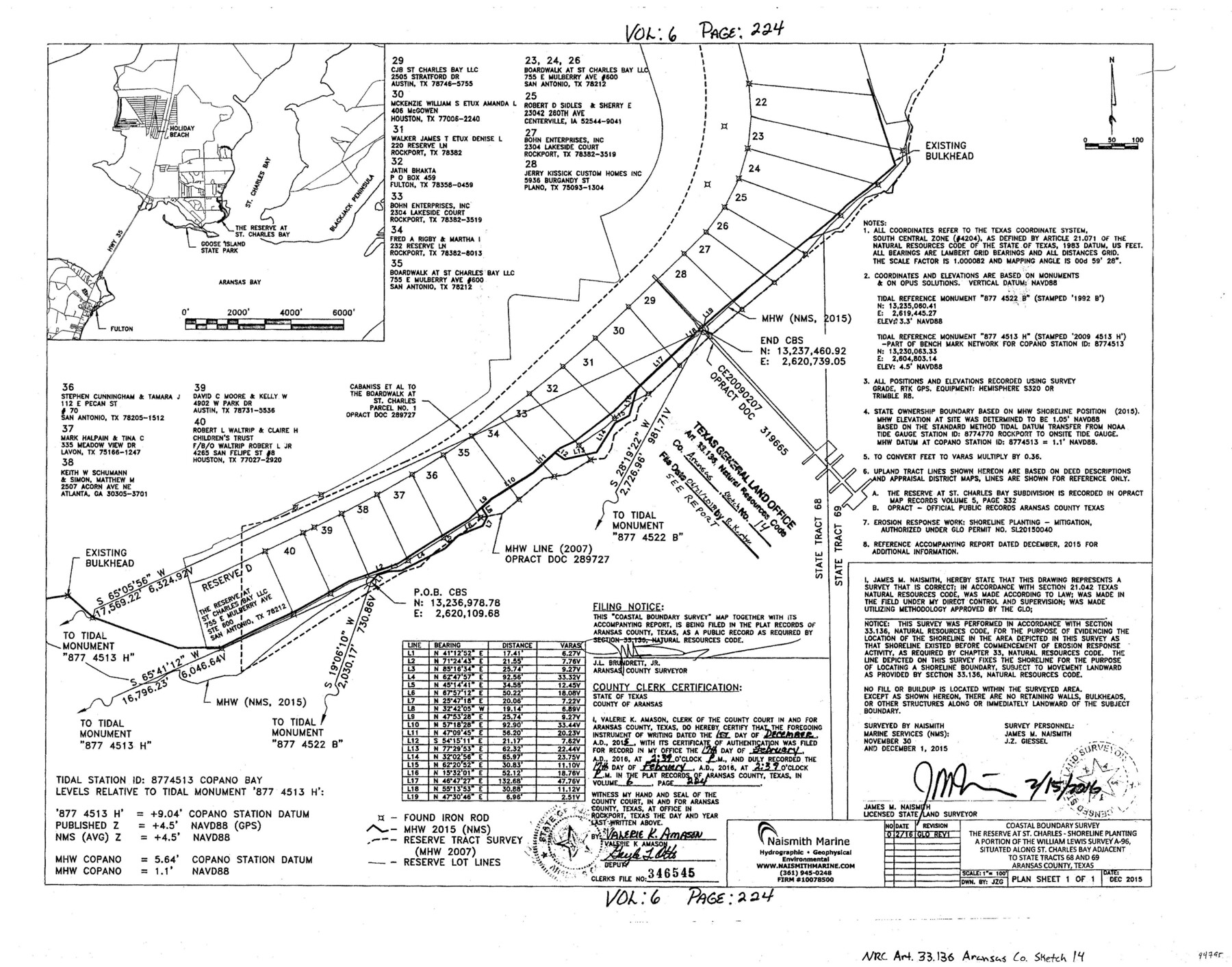 94795, Aransas County NRC Article 33.136 Sketch 14, General Map Collection