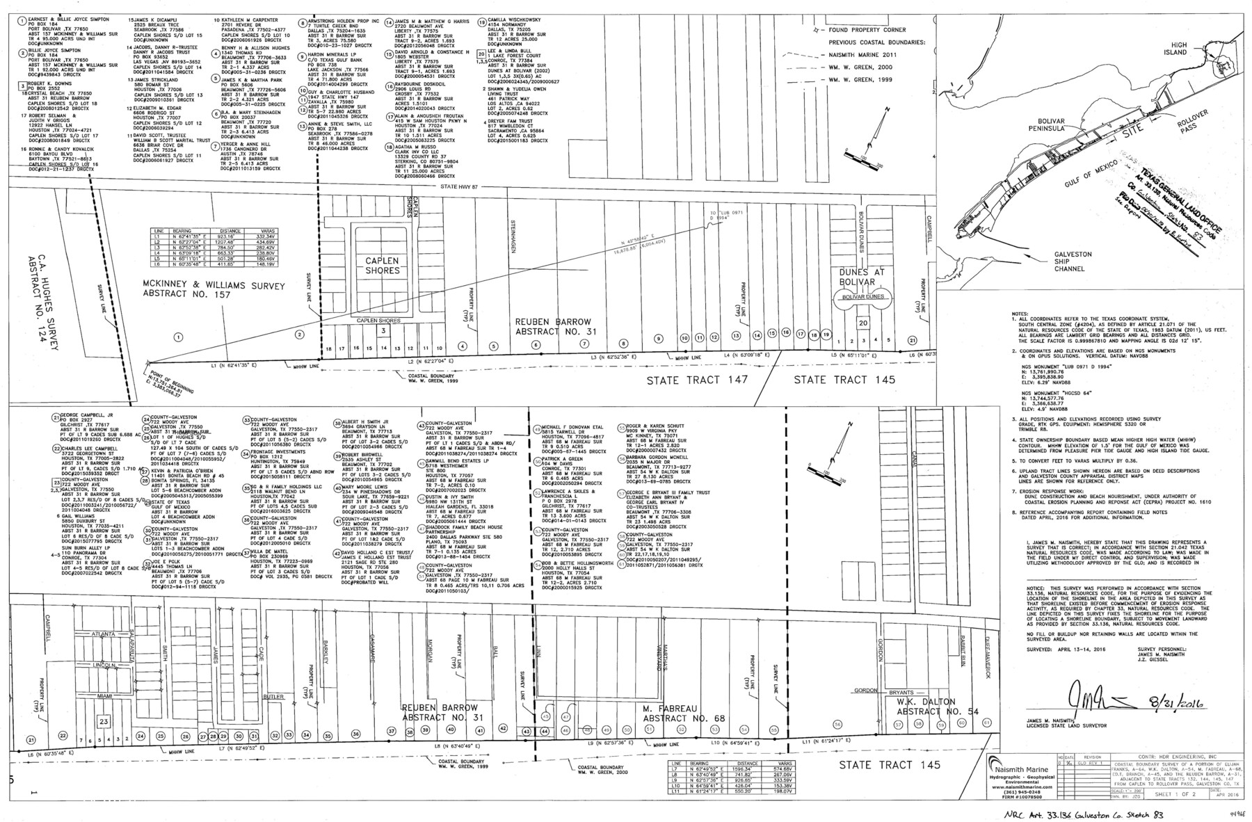 94968, Galveston County NRC Article 33.136 Sketch 83, General Map Collection