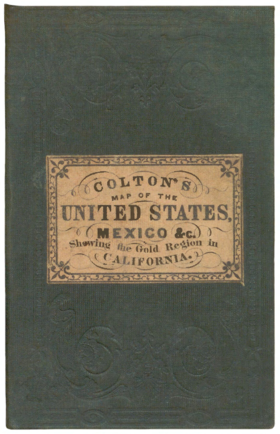 95695, Map of the United States, the British Provinces, Mexico &c. Showing the Routes of the U.S. Mail Steam Packets to California and a Plan of the Gold Region, General Map Collection