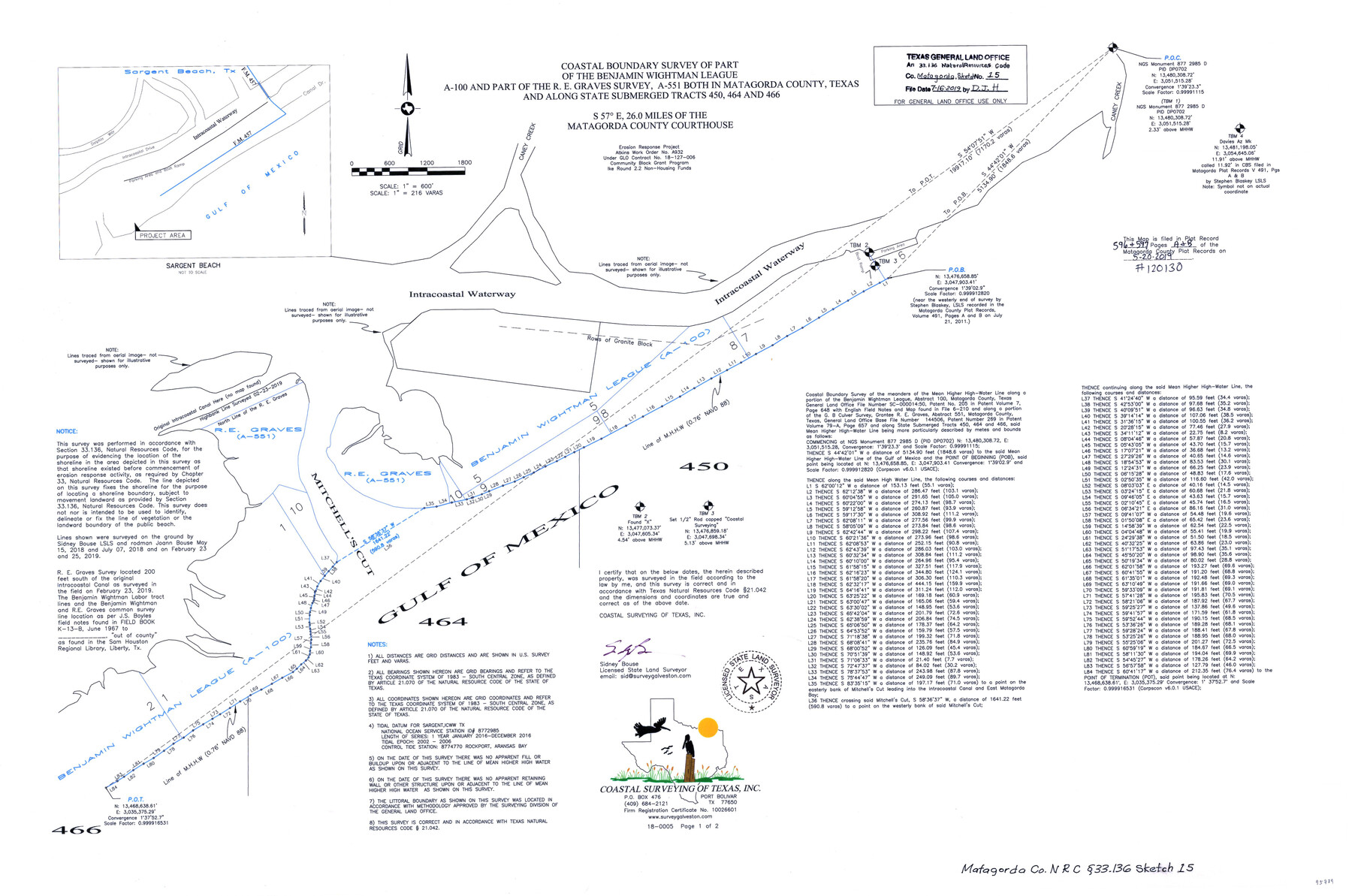 95739, Matagorda County NRC Article 33.136 Sketch 15, General Map Collection