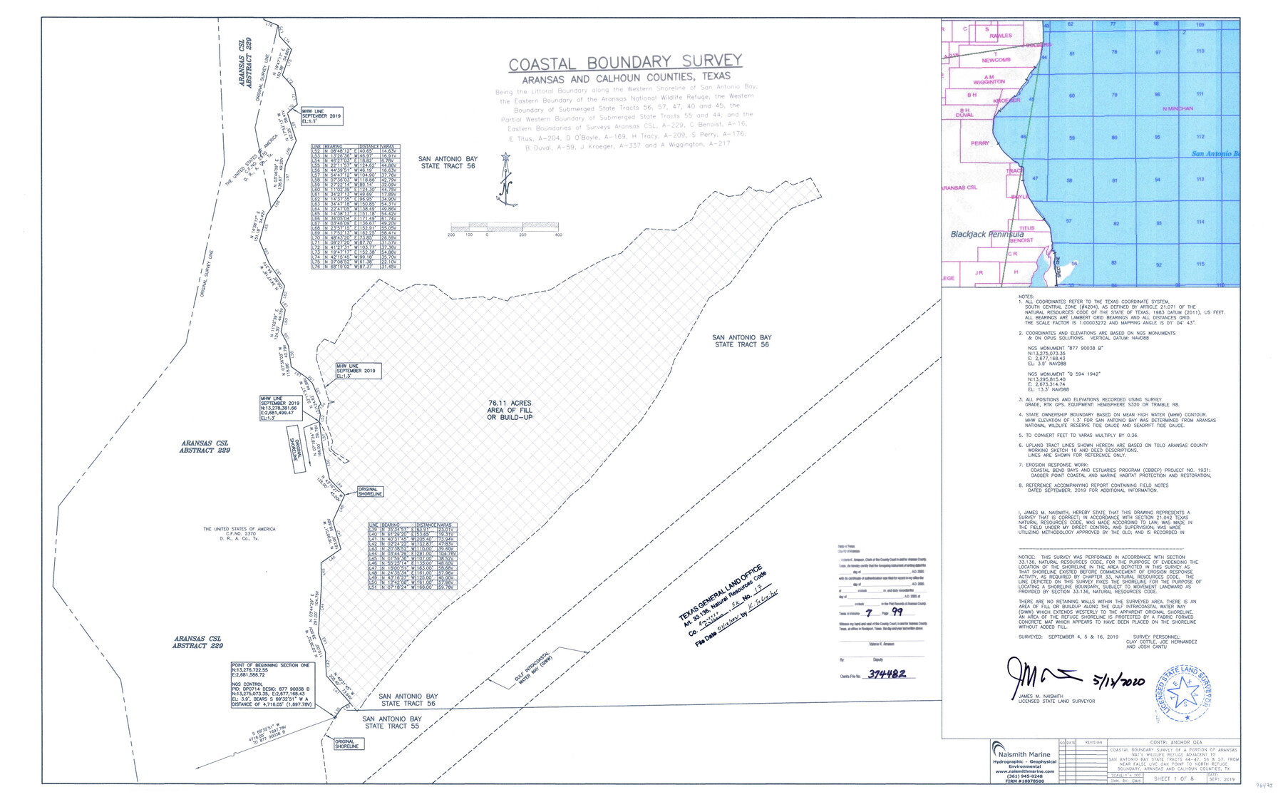 96475, Aransas County NRC Article 33.136 Sketch 17, General Map Collection