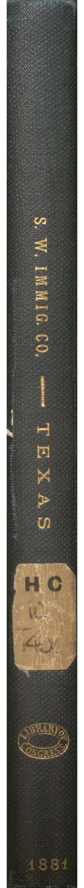 96615, Texas: Her Resources and Capabilities: being a description of the State of Texas and the inducements She offers to those seeking homes in a new country, Cobb Digital Map Collection