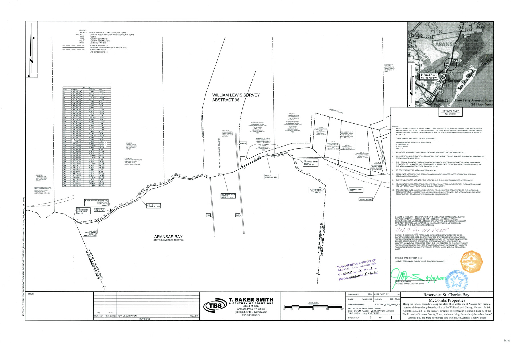 96898, Aransas County NRC Article 33.136 Sketch 19, General Map Collection