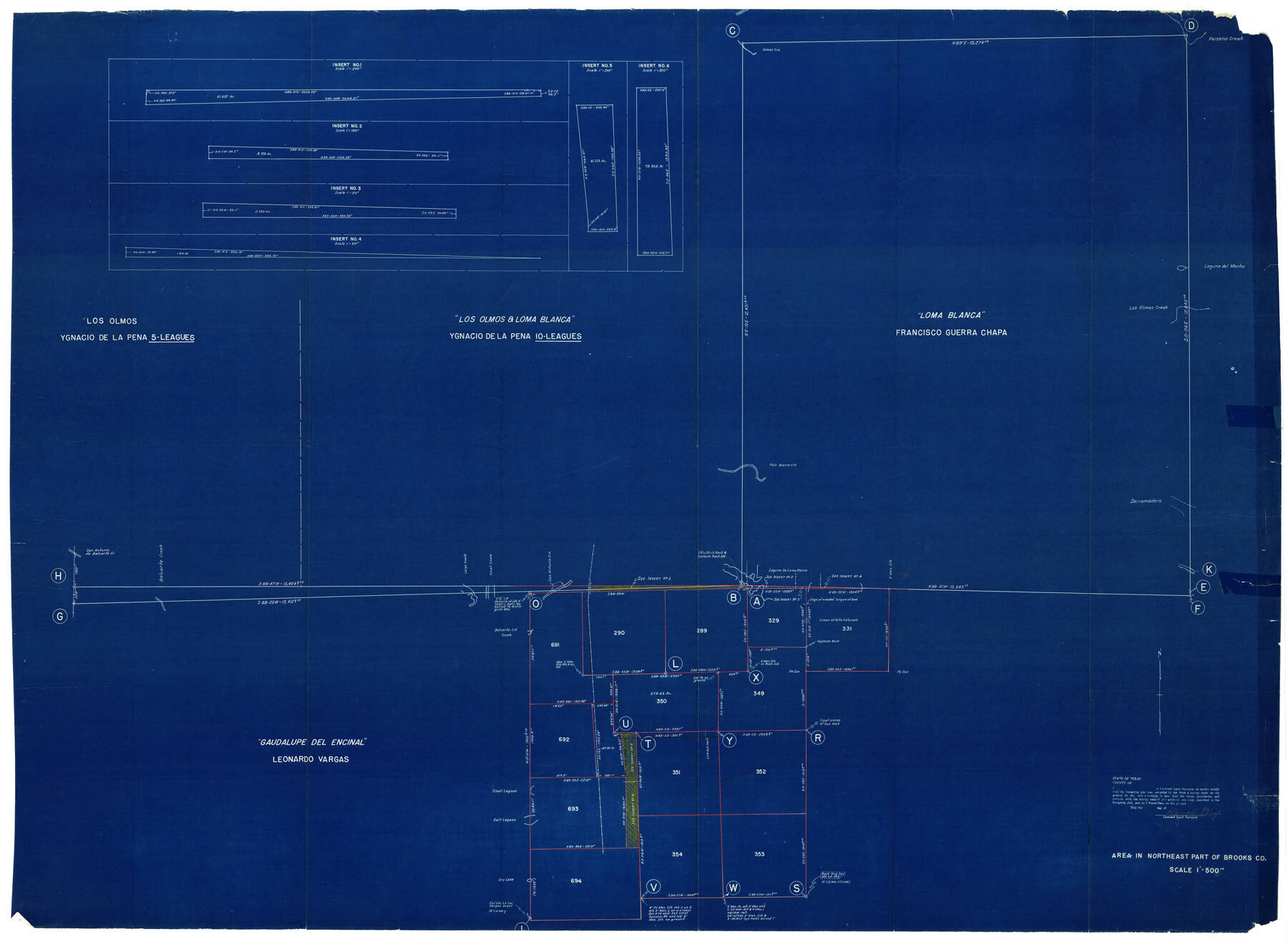 8533, Brooks County Rolled Sketch 19, General Map Collection