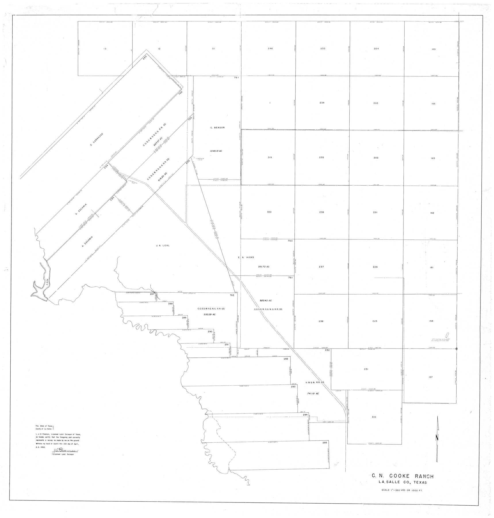 9561, La Salle County Rolled Sketch 28, General Map Collection