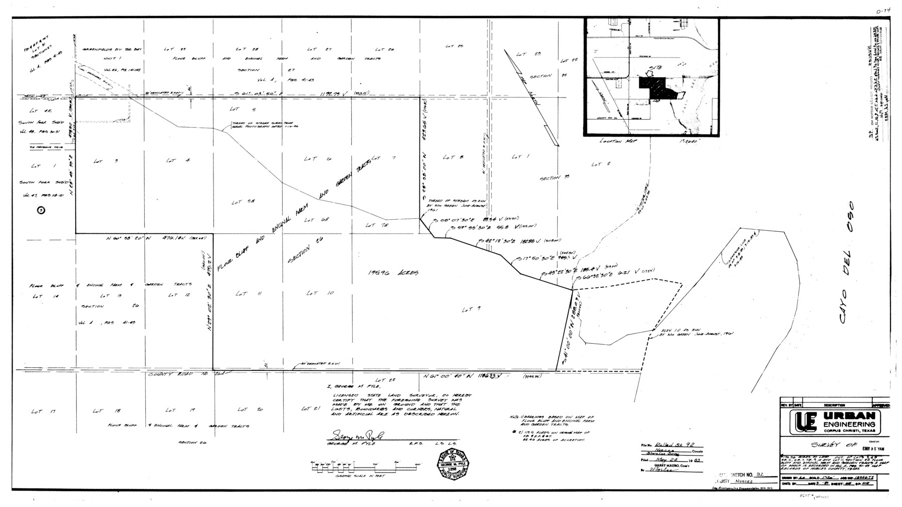 7028, Nueces County Rolled Sketch 92