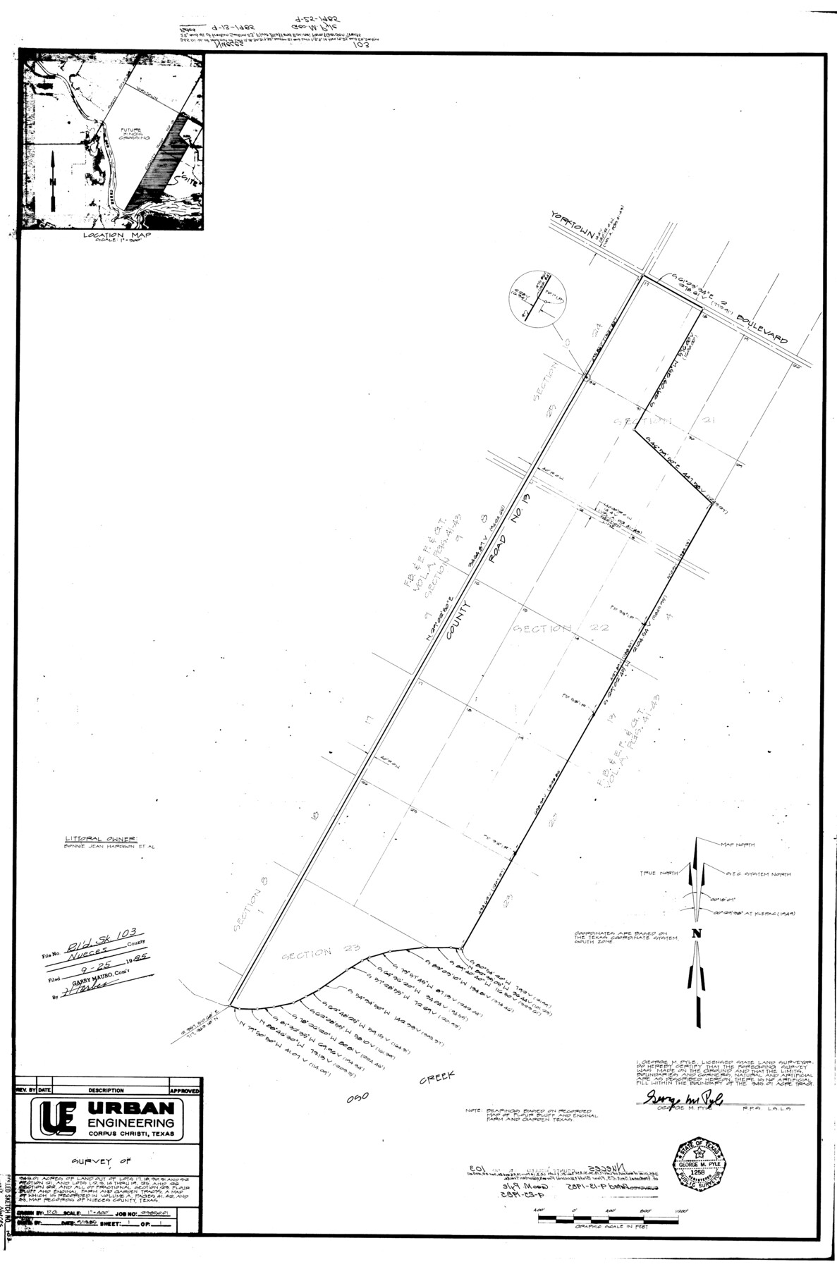 7078, Nueces County Rolled Sketch 103