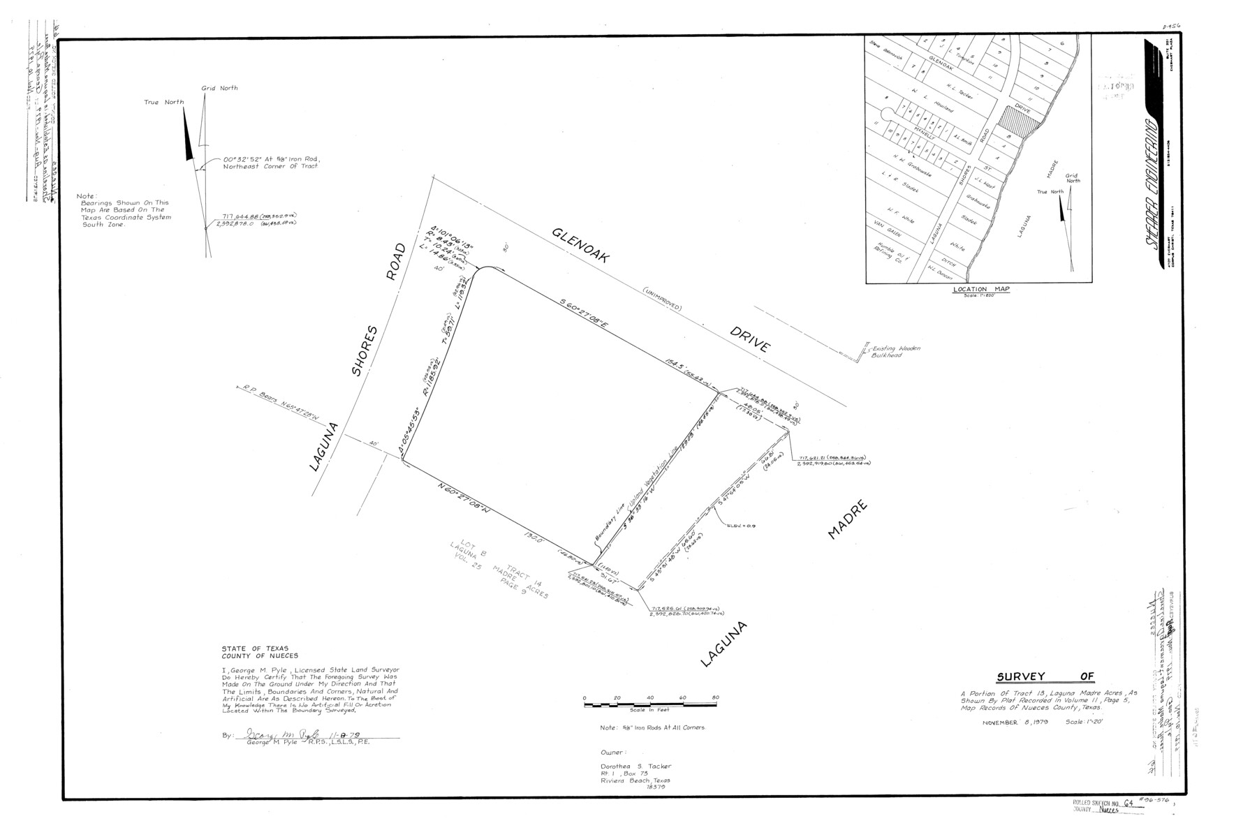 6911, Nueces County Rolled Sketch 64