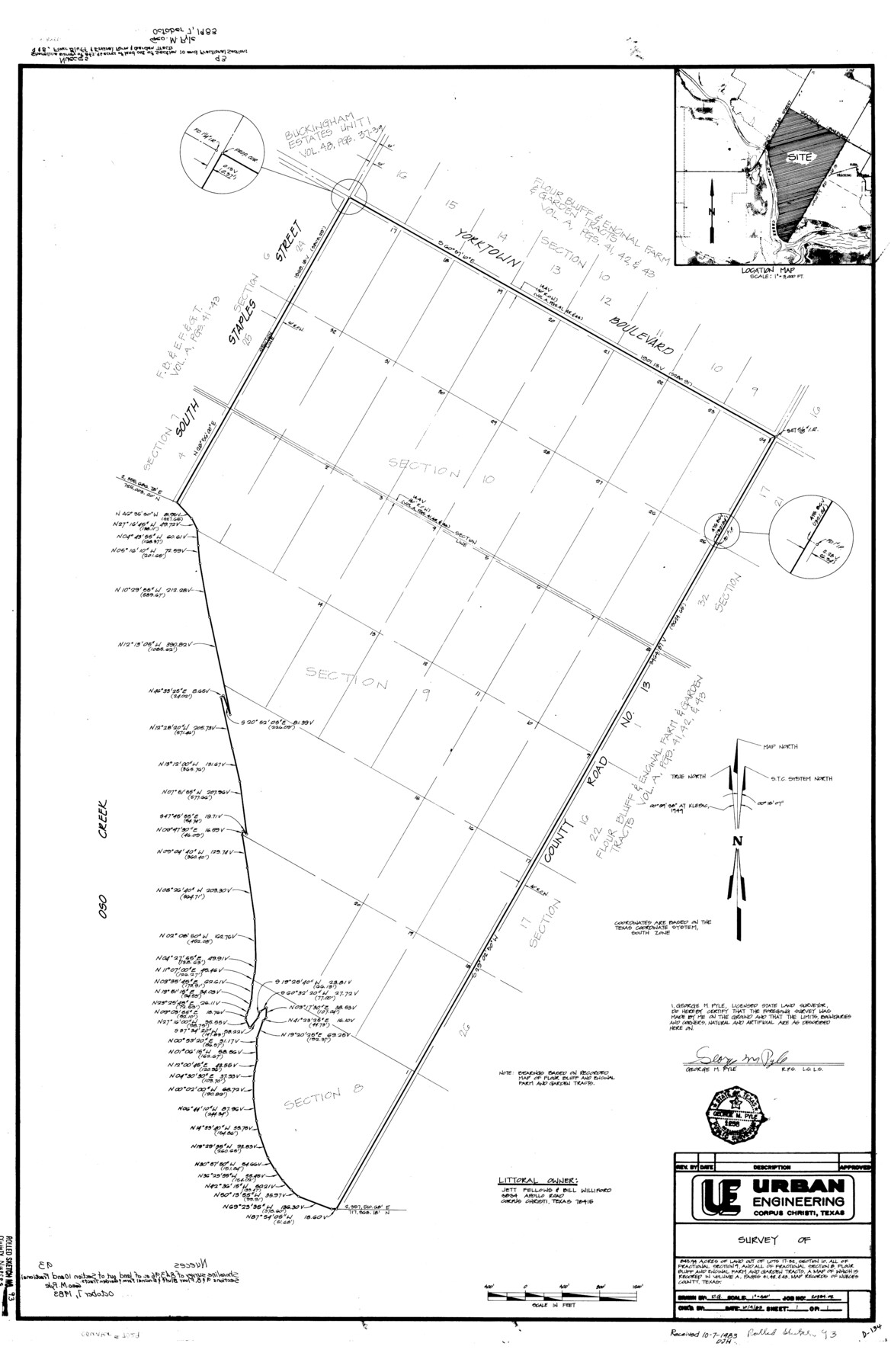 7029, Nueces County Rolled Sketch 93