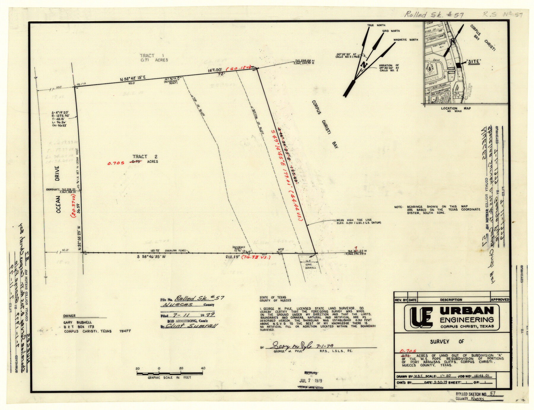 6897, Nueces County Rolled Sketch 57