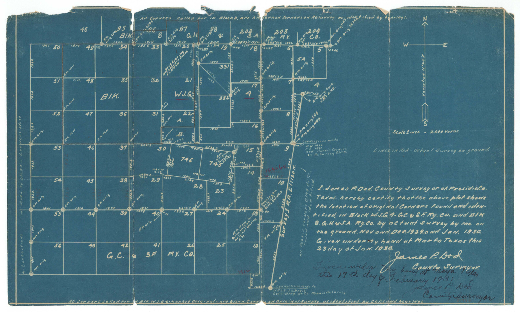 89987, Presidio County Sketch File 61, General Map Collection