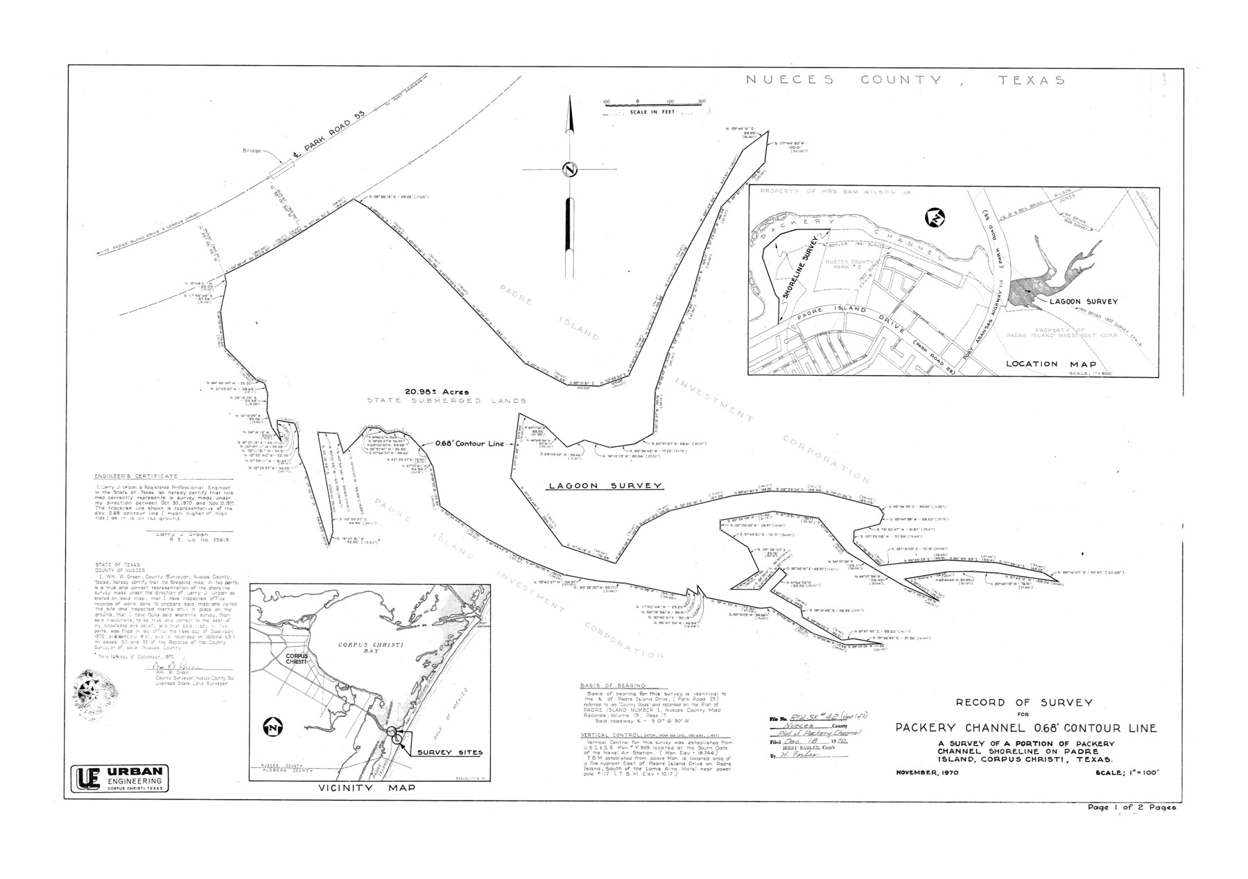 6880, Nueces County Rolled Sketch 42