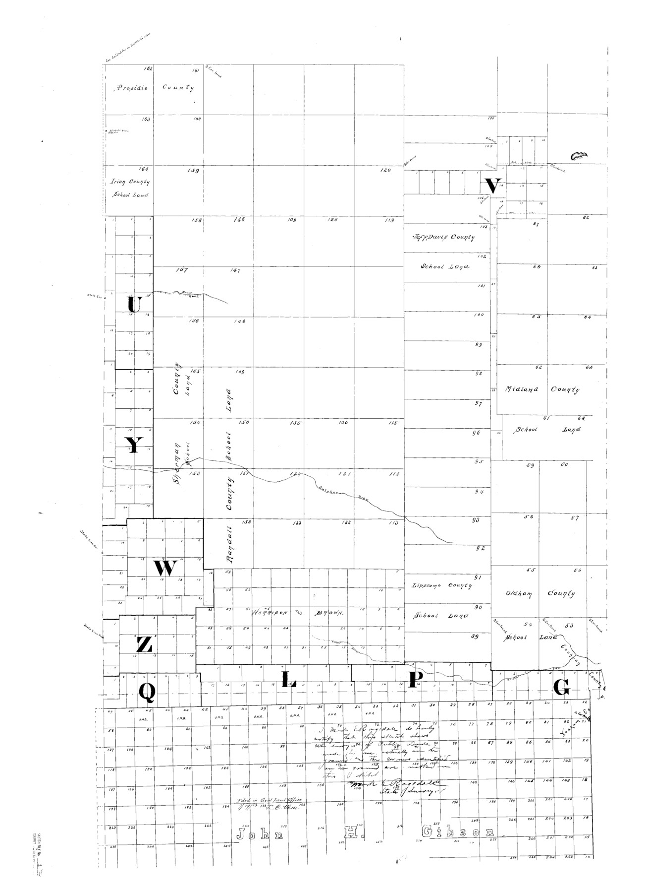 10337, Cochran County Sketch File 1, General Map Collection