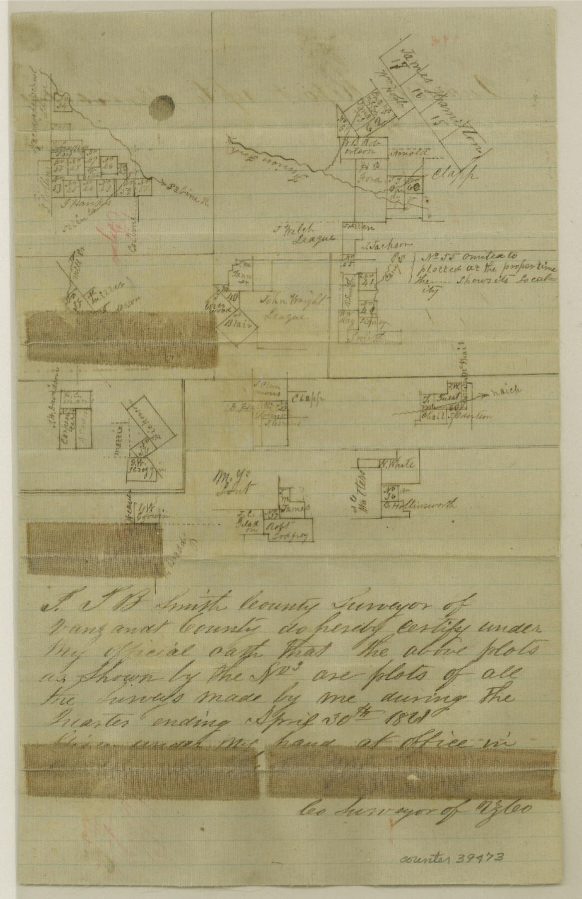 39472, Van Zandt County Sketch File 34