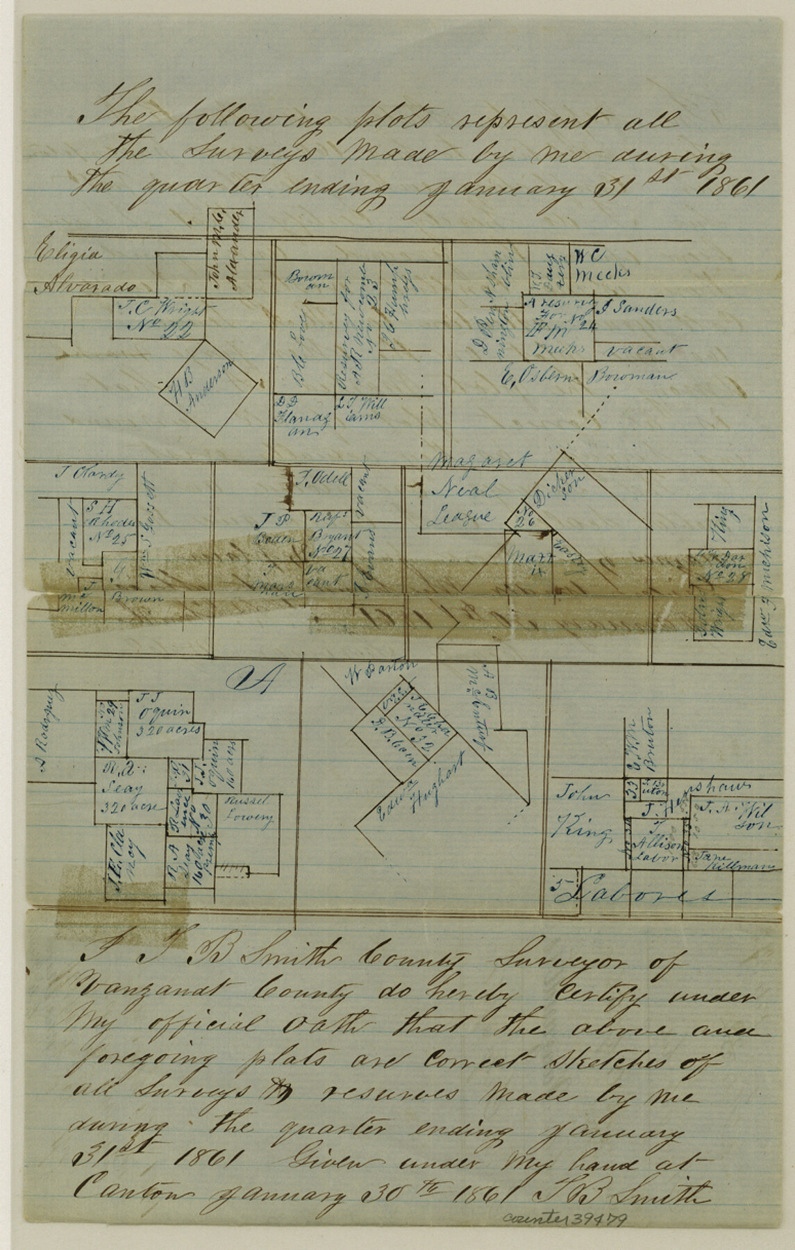 39480, Van Zandt County Sketch File 37