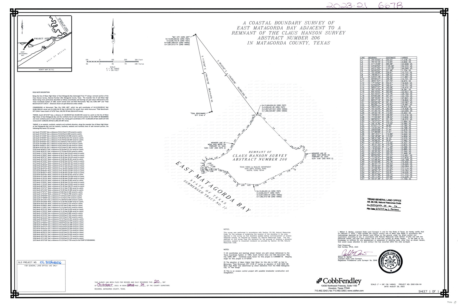 97256, Matagorda County NRC Article 33.136 Sketch 16