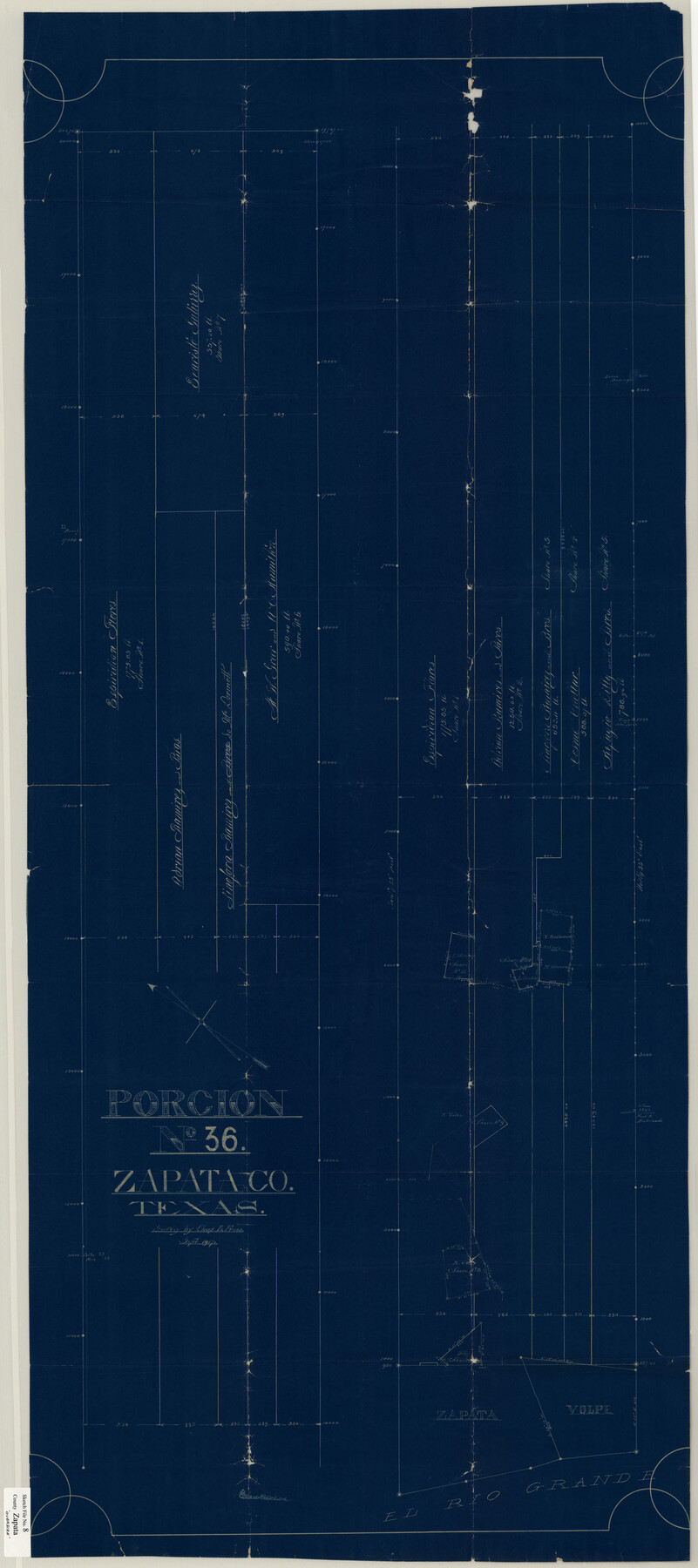 10438, Zapata County Sketch File 8, General Map Collection