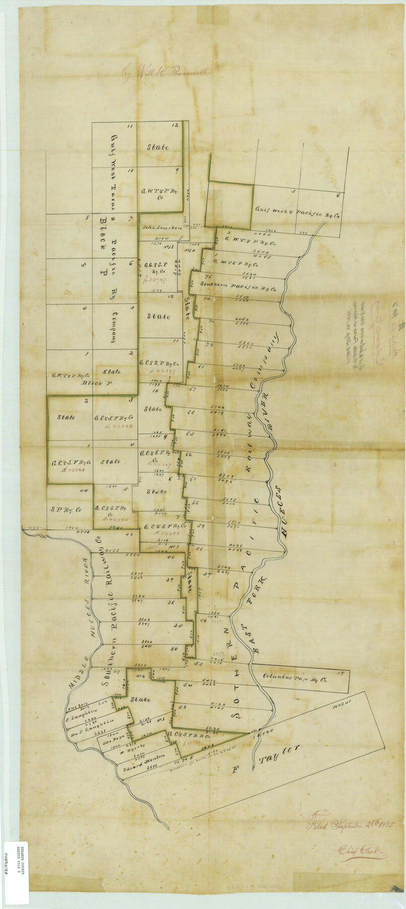 10443, Edwards County Sketch File 9, General Map Collection